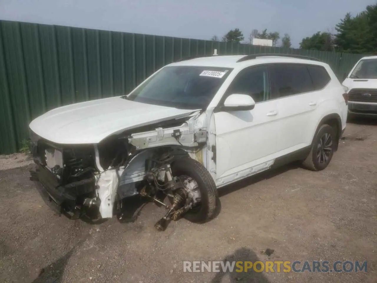 1 Photograph of a damaged car 1V2DR2CA0RC609512 VOLKSWAGEN ATLAS 2024