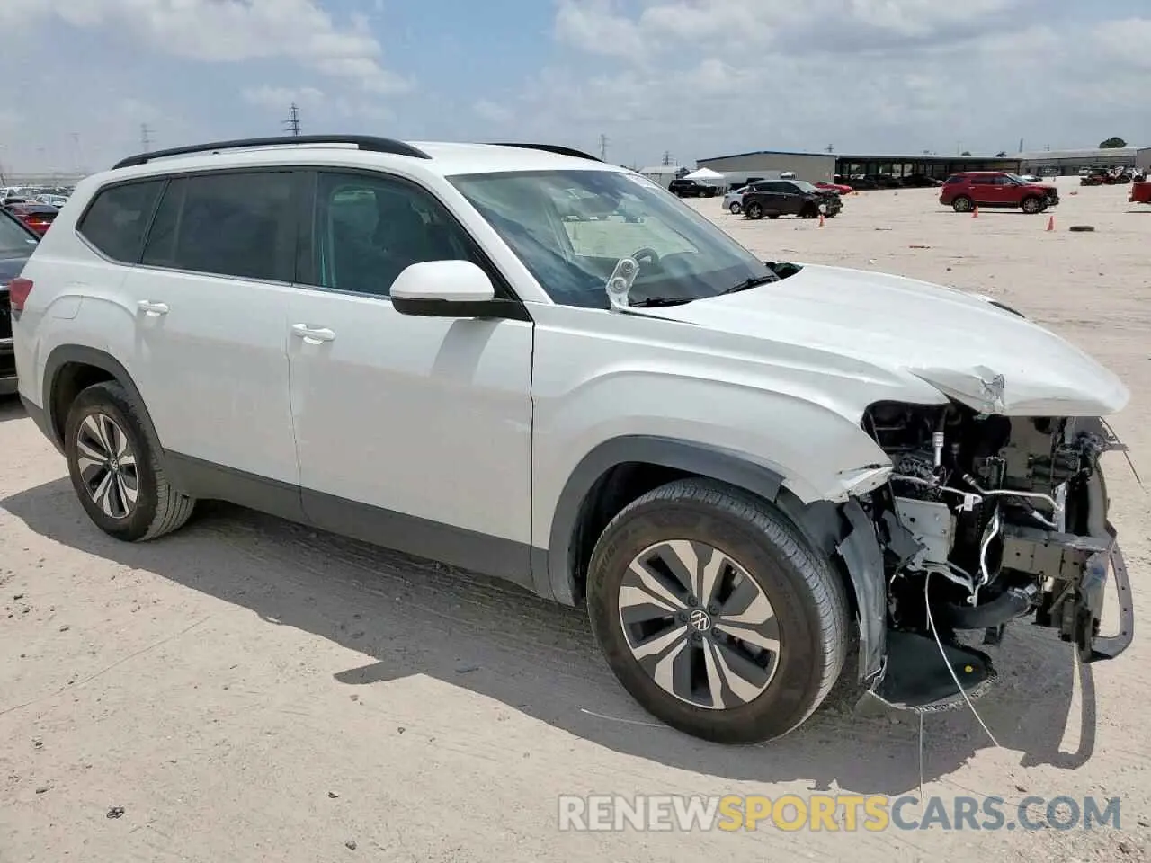 4 Photograph of a damaged car 1V2DR2CA1RC503800 VOLKSWAGEN ATLAS 2024