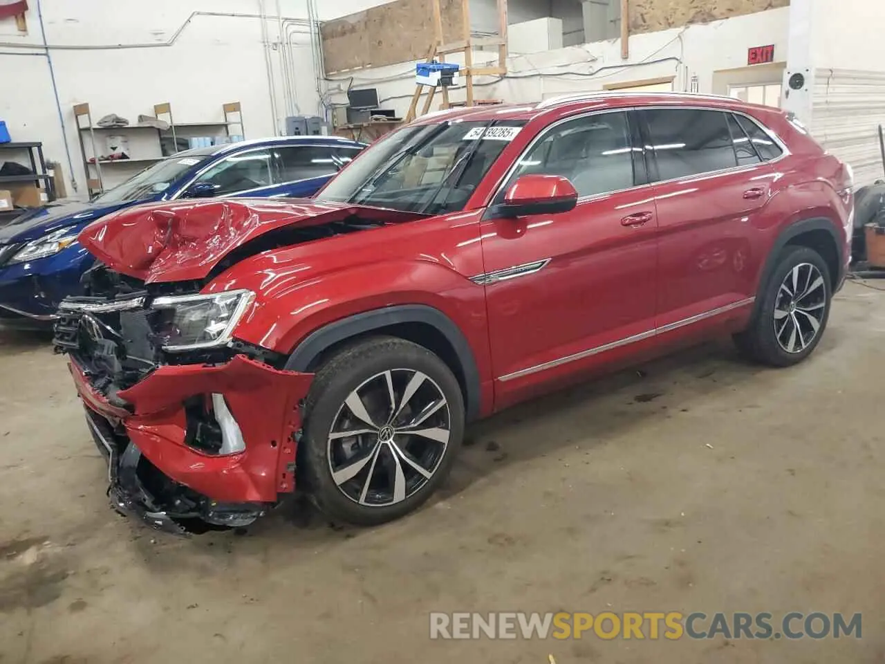 1 Photograph of a damaged car 1V2FE2CA4RC250444 VOLKSWAGEN ATLAS 2024