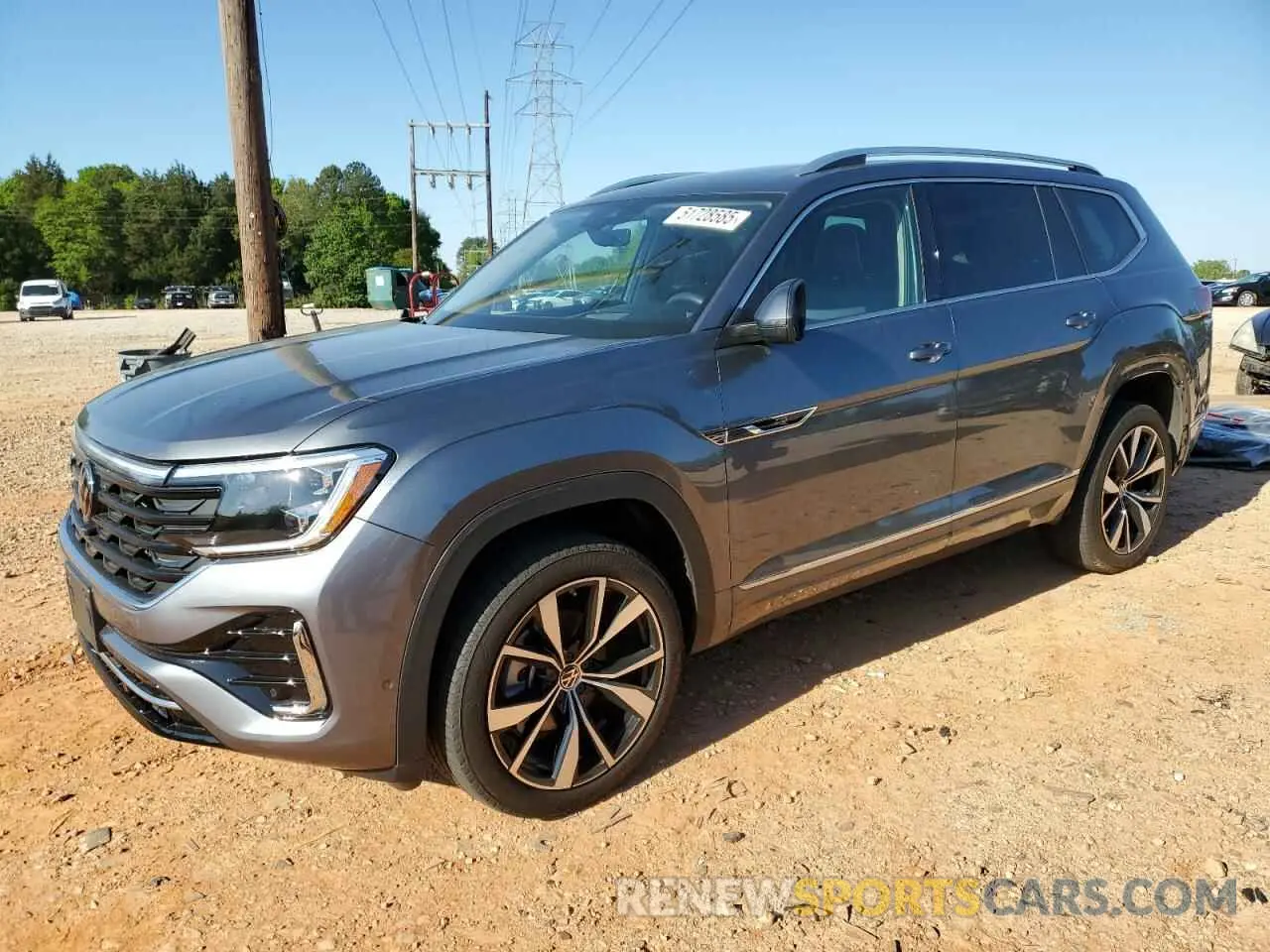 1 Photograph of a damaged car 1V2FR2CA1RC553900 VOLKSWAGEN ATLAS 2024