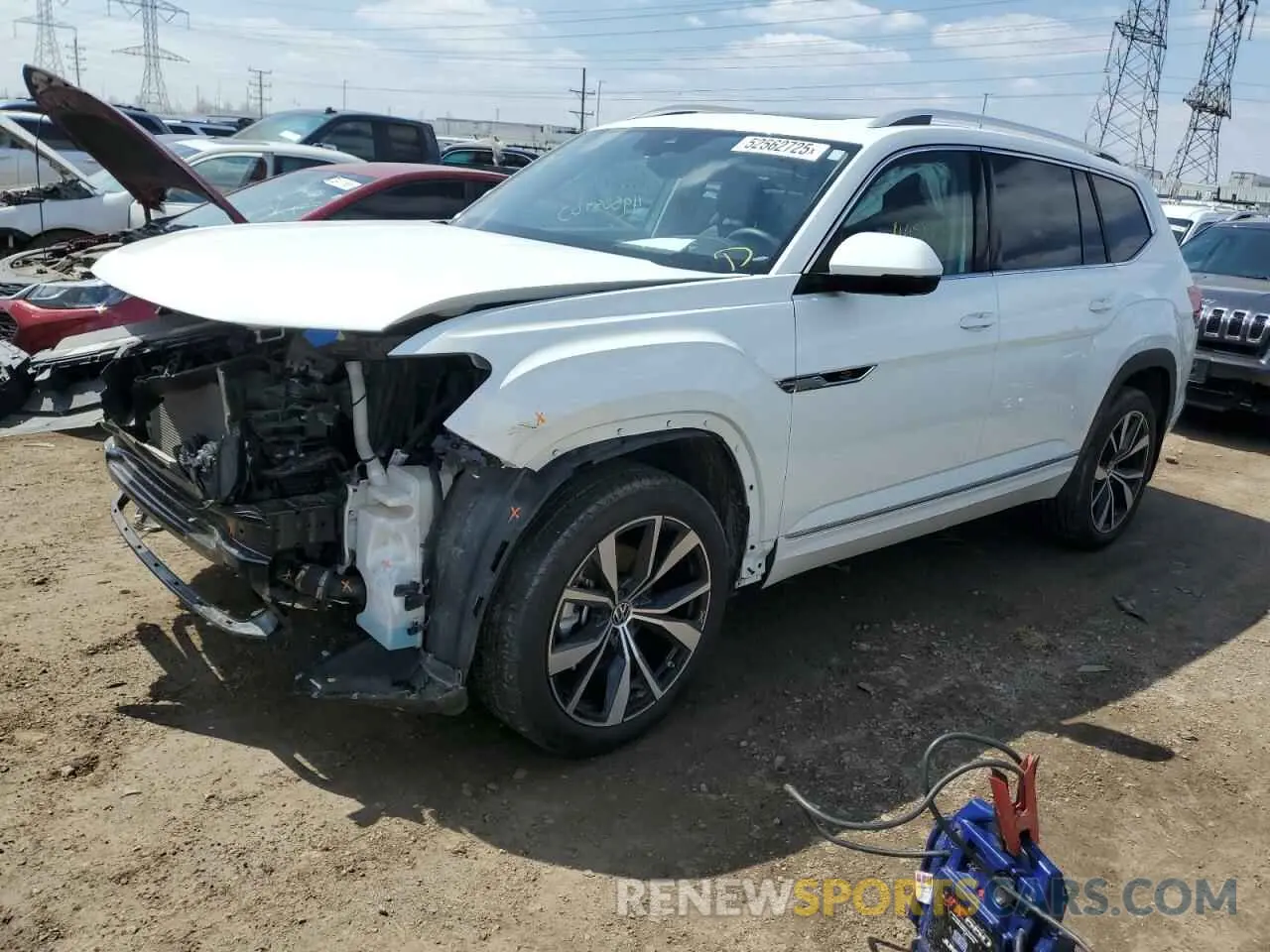 1 Photograph of a damaged car 1V2FR2CA5RC541216 VOLKSWAGEN ATLAS 2024
