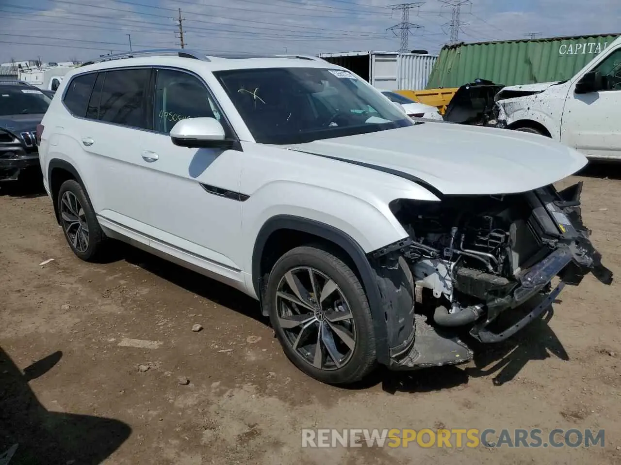 4 Photograph of a damaged car 1V2FR2CA5RC541216 VOLKSWAGEN ATLAS 2024