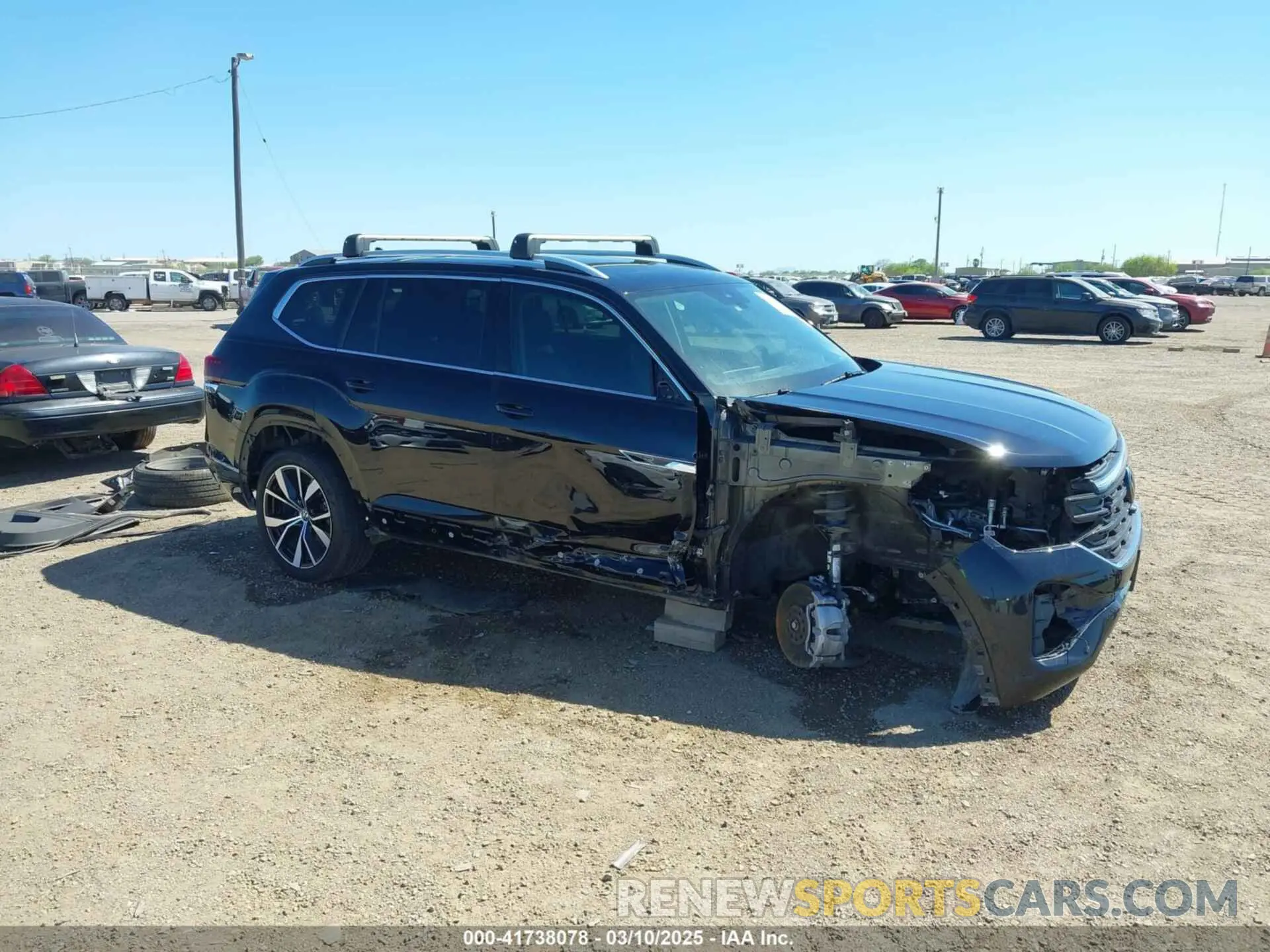 1 Photograph of a damaged car 1V2FR2CA6RC522304 VOLKSWAGEN ATLAS 2024