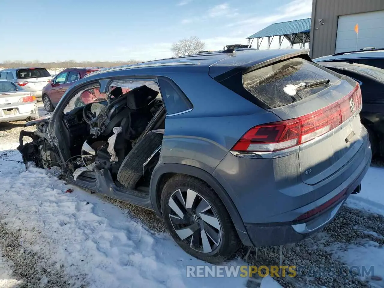 2 Photograph of a damaged car 1V2HE2CA4RC201138 VOLKSWAGEN ATLAS 2024