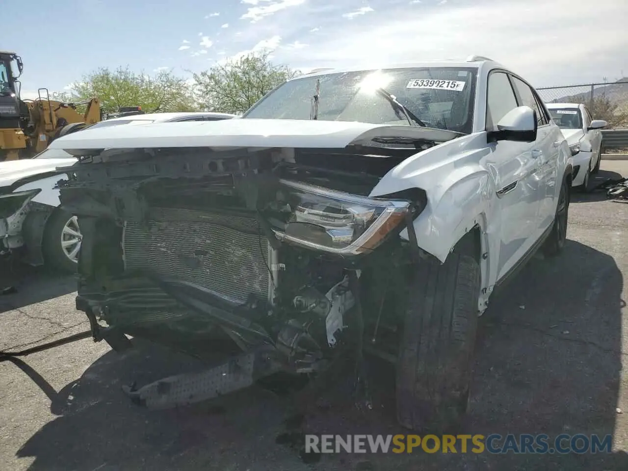 1 Photograph of a damaged car 1V2HE2CA9RC209090 VOLKSWAGEN ATLAS 2024