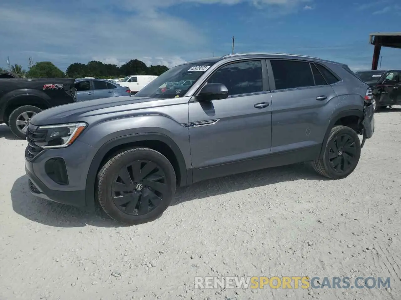 1 Photograph of a damaged car 1V2JE2CA4RC245786 VOLKSWAGEN ATLAS 2024