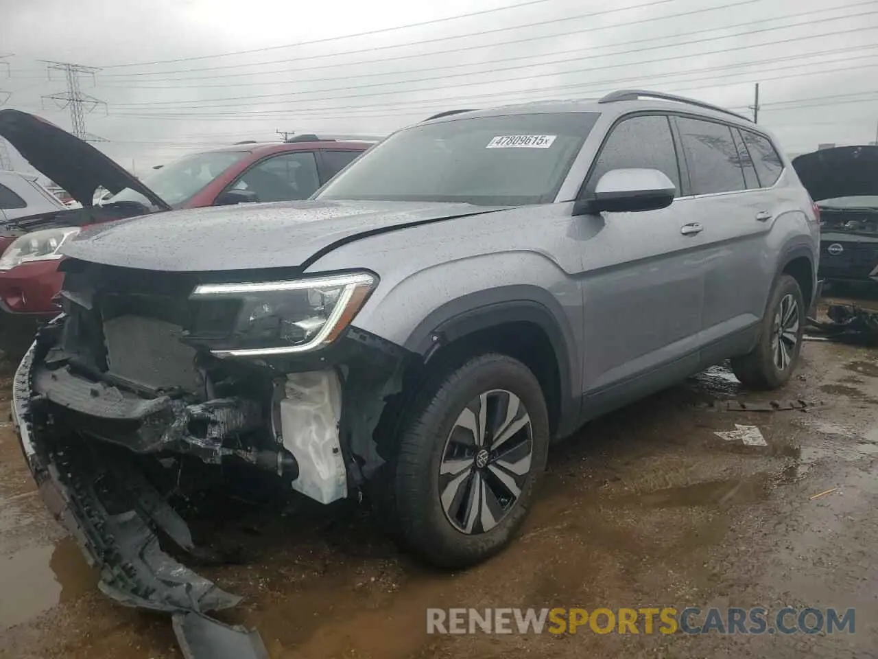 1 Photograph of a damaged car 1V2LR2CA0RC581349 VOLKSWAGEN ATLAS 2024