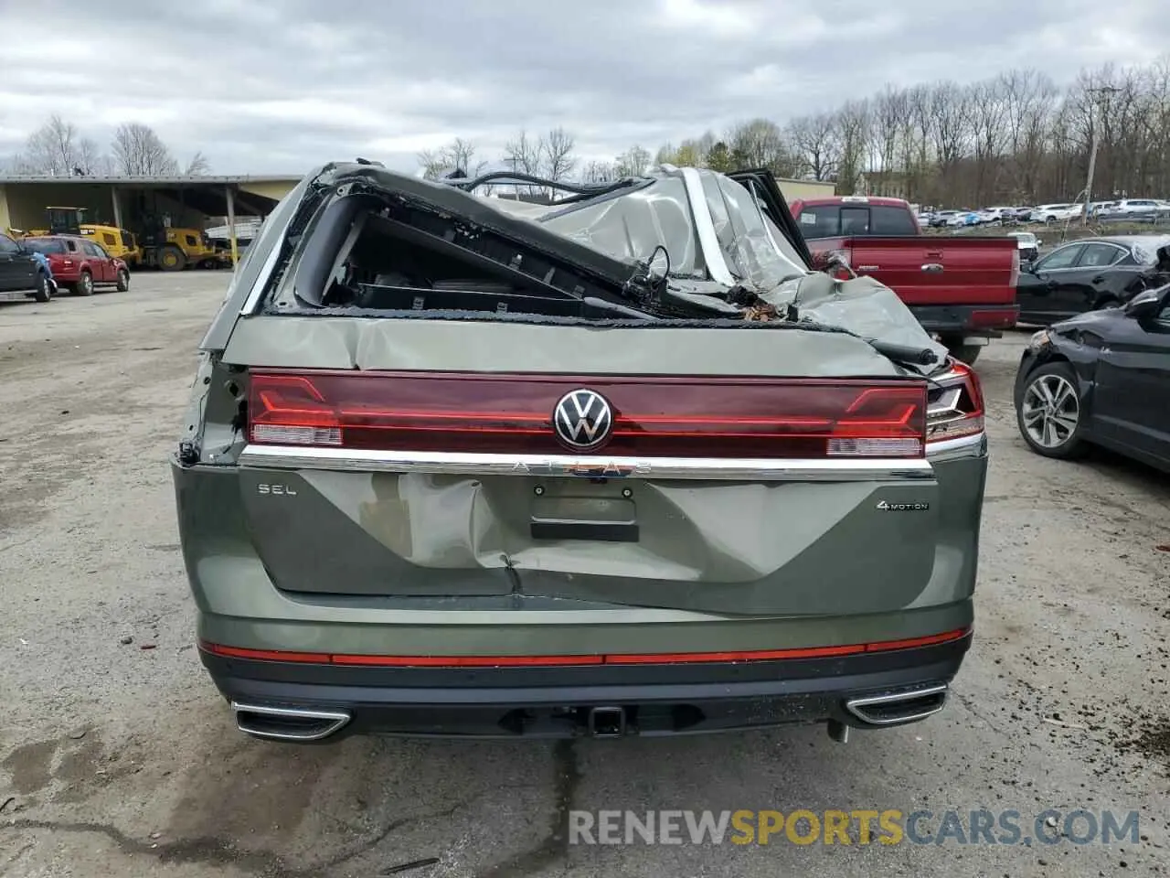 6 Photograph of a damaged car 1V2BR2CA1SC542223 VOLKSWAGEN ATLAS 2025