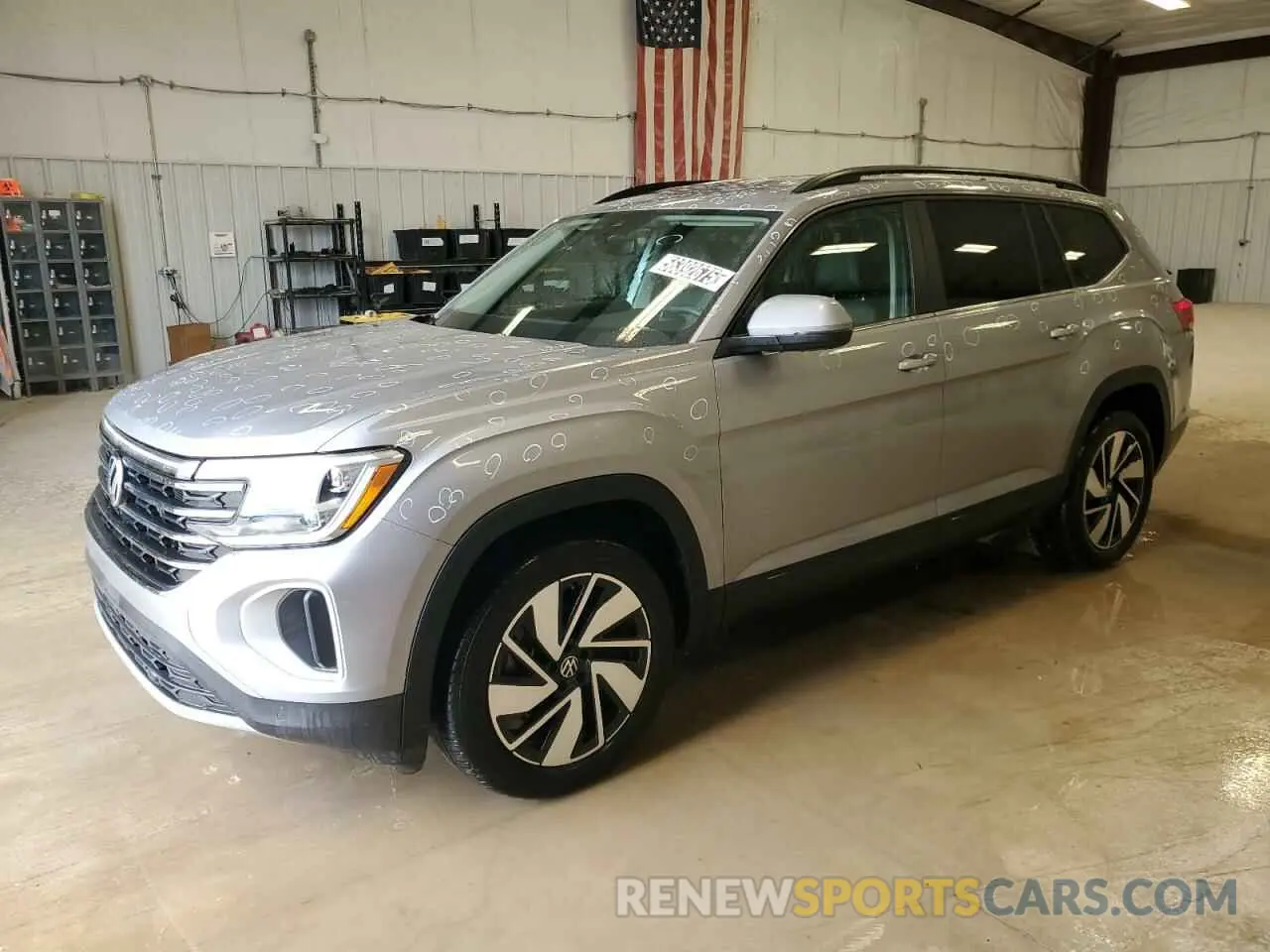 1 Photograph of a damaged car 1V2WR2CA7SC503945 VOLKSWAGEN ATLAS 2025