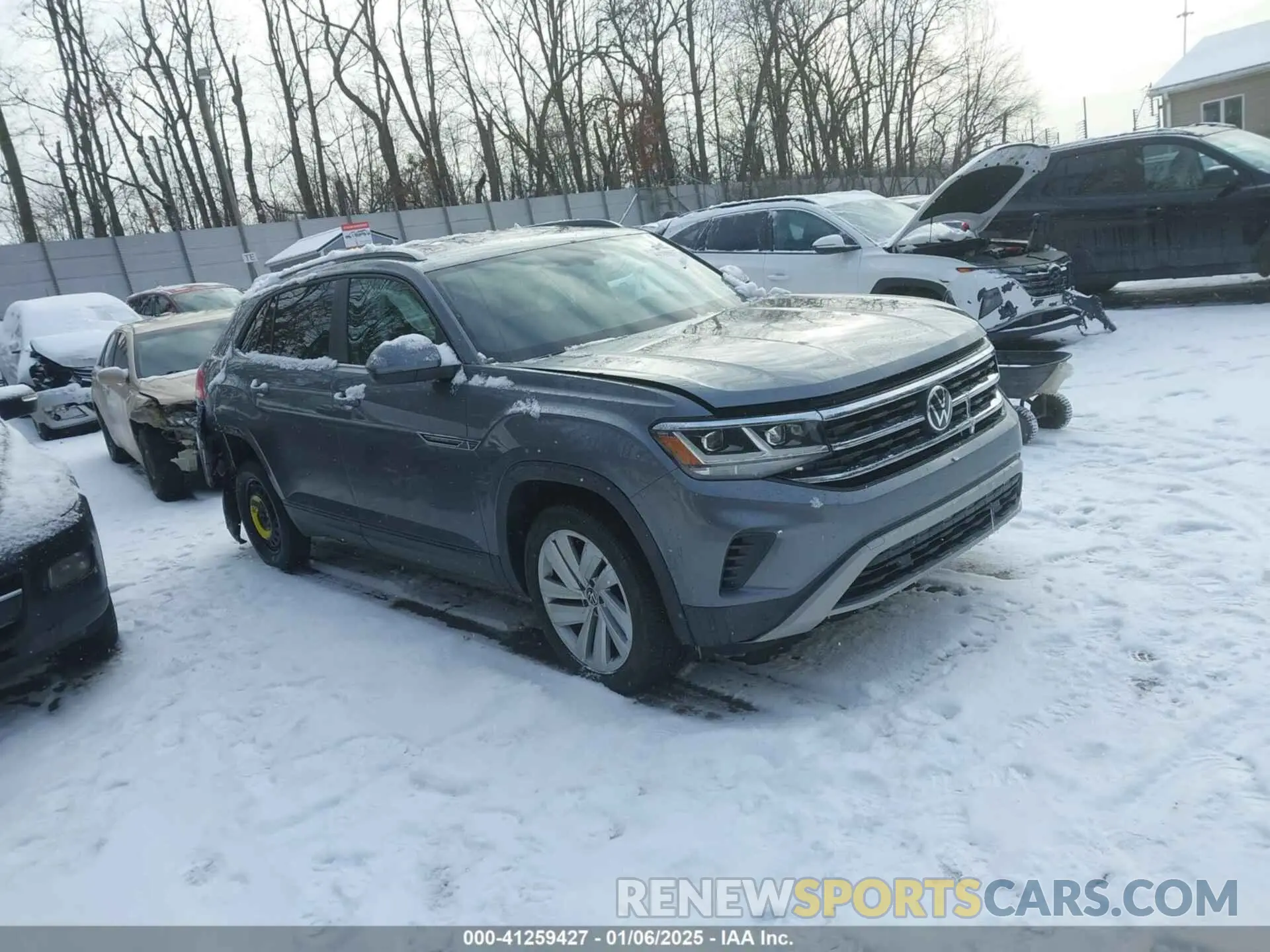 1 Photograph of a damaged car 1V21C2CA0LC216816 VOLKSWAGEN ATLAS CROSS SPORT 2020