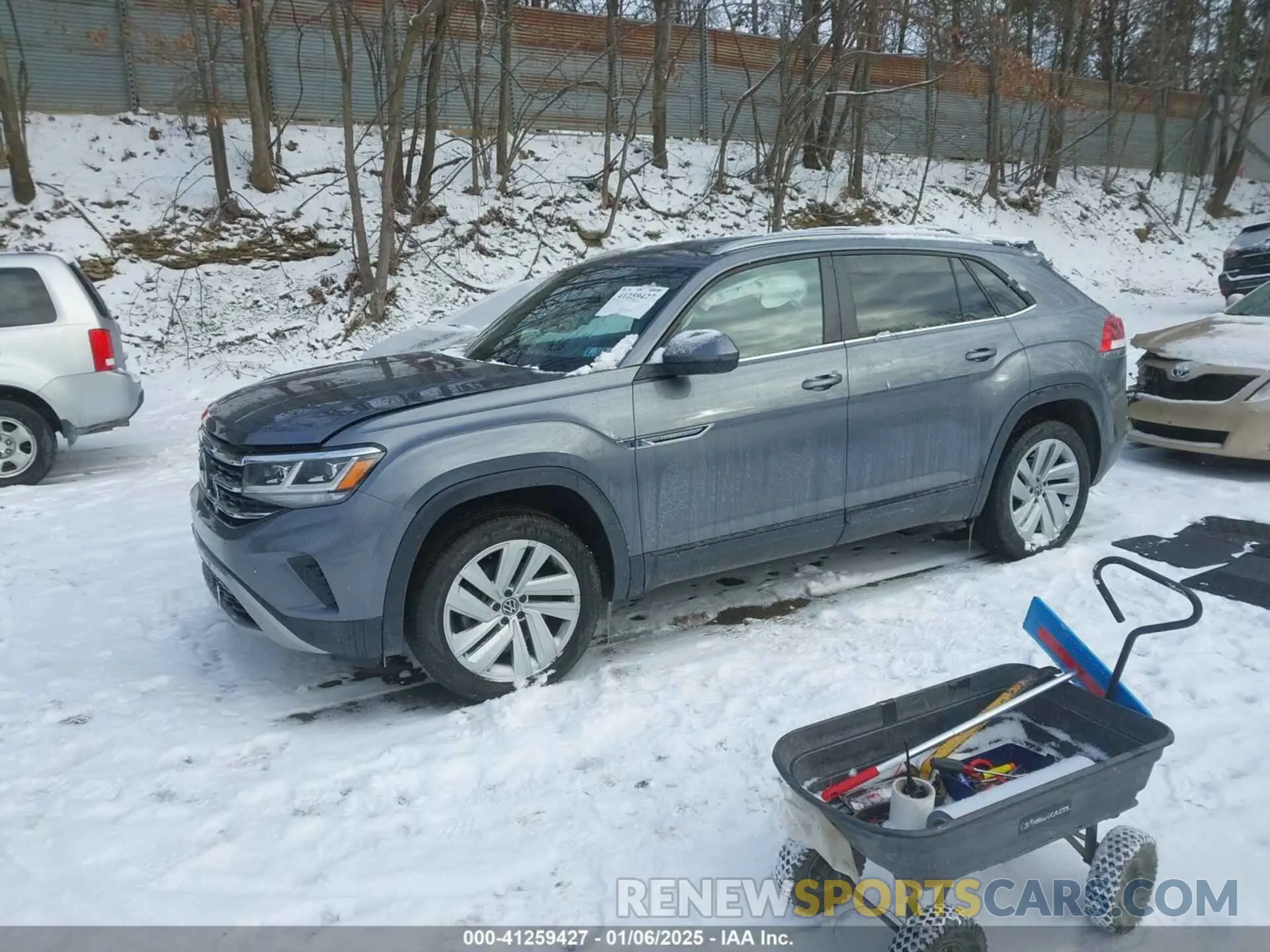 2 Photograph of a damaged car 1V21C2CA0LC216816 VOLKSWAGEN ATLAS CROSS SPORT 2020