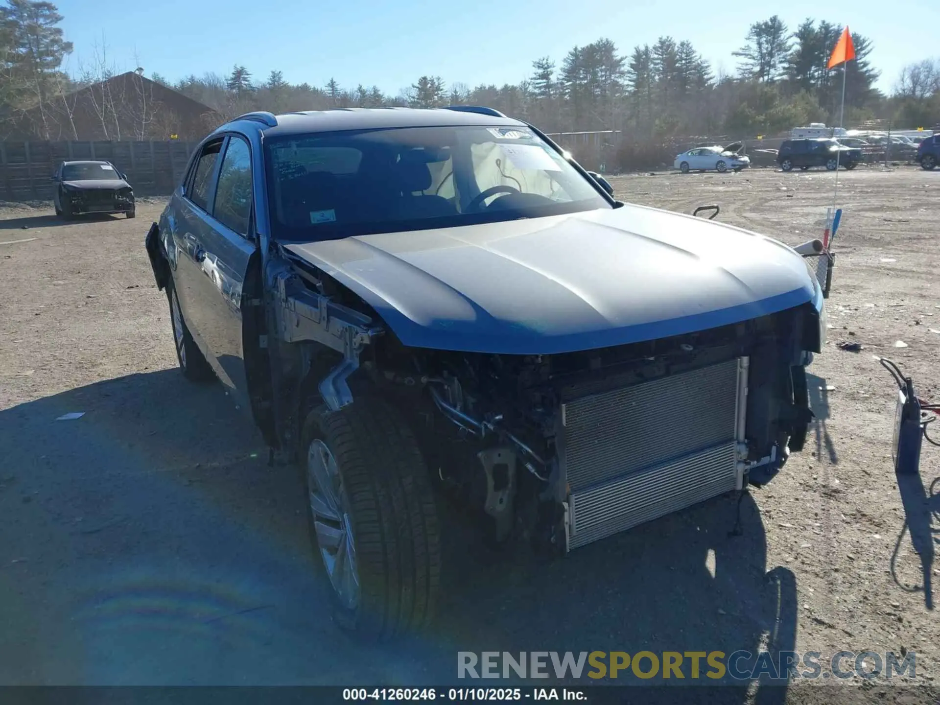 1 Photograph of a damaged car 1V21E2CA2LC212129 VOLKSWAGEN ATLAS CROSS SPORT 2020