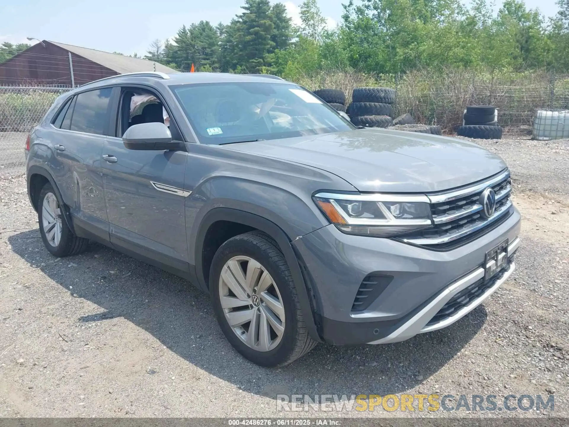 1 Photograph of a damaged car 1V21E2CA6LC227846 VOLKSWAGEN ATLAS CROSS SPORT 2020