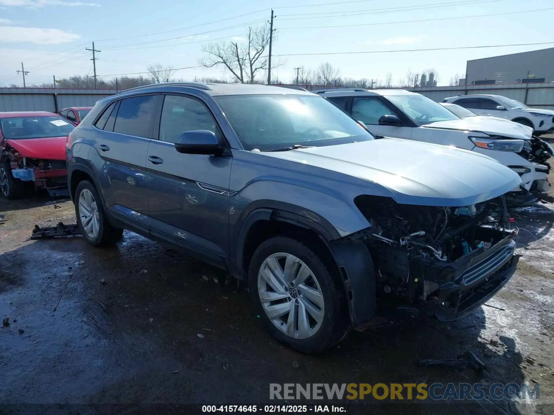 1 Photograph of a damaged car 1V21E2CA9LC211835 VOLKSWAGEN ATLAS CROSS SPORT 2020