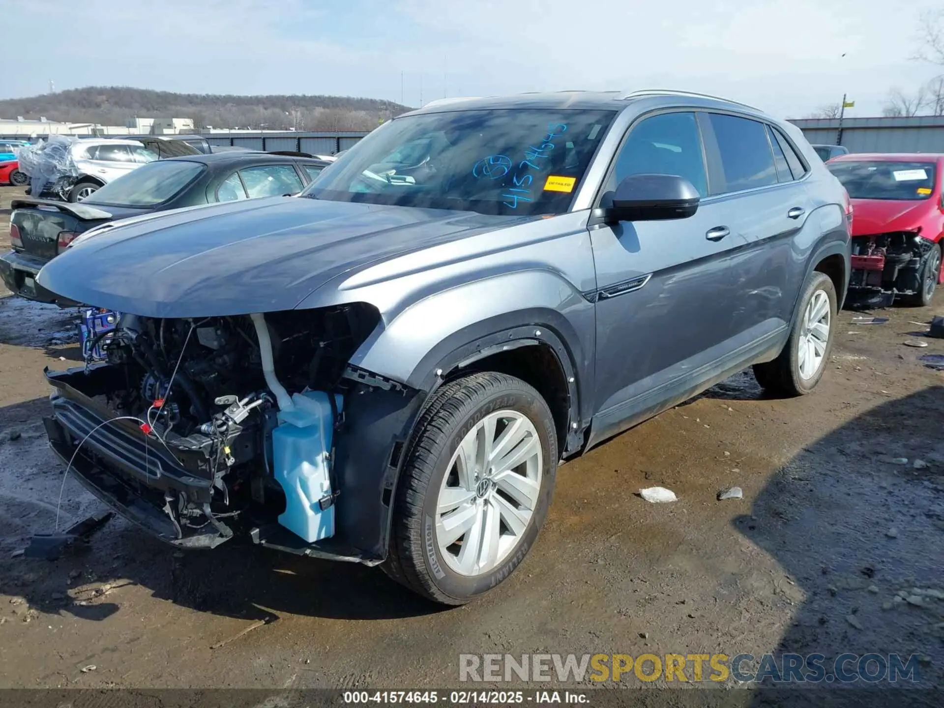 2 Photograph of a damaged car 1V21E2CA9LC211835 VOLKSWAGEN ATLAS CROSS SPORT 2020
