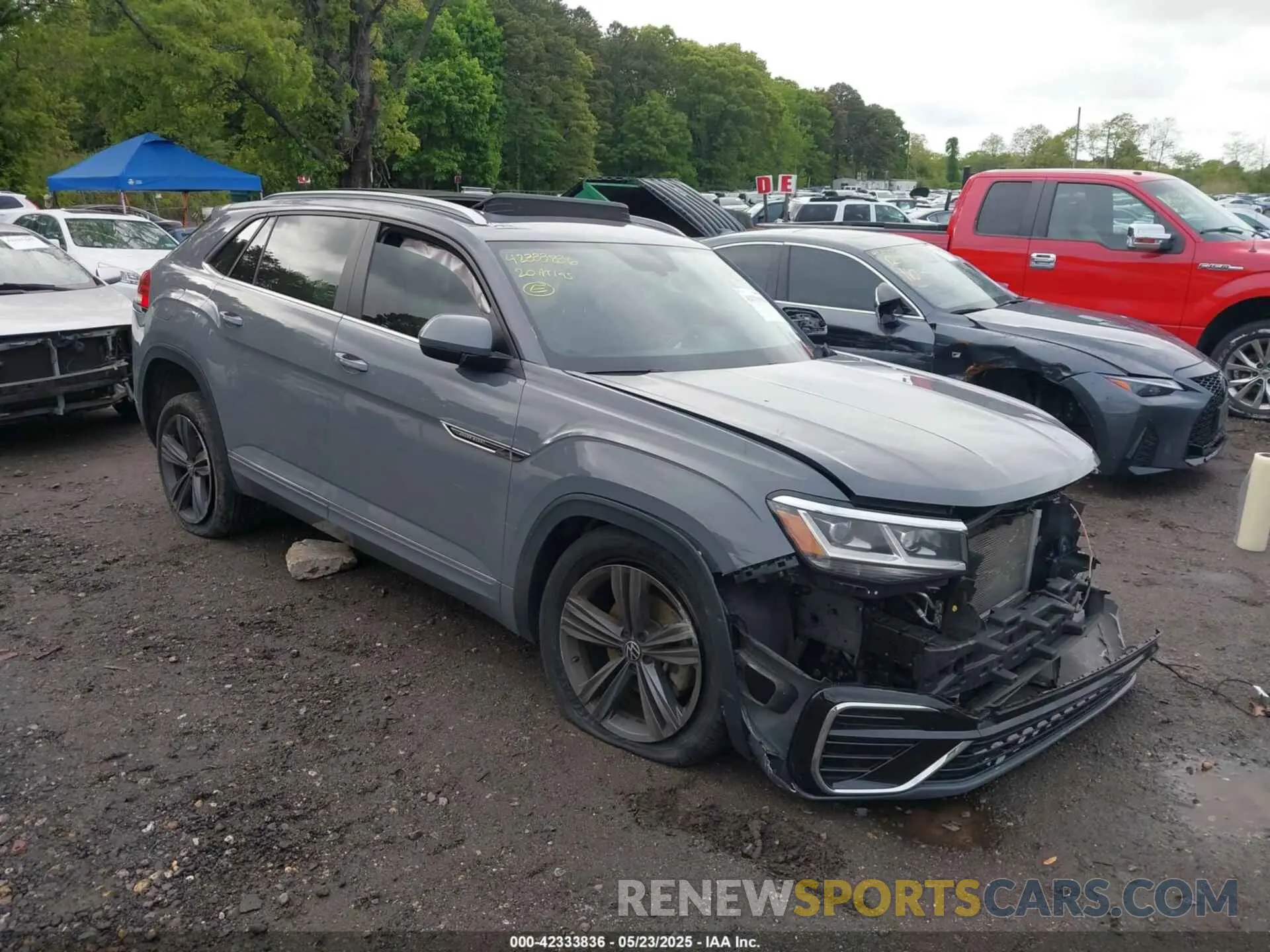 1 Photograph of a damaged car 1V26E2CAXLC227693 VOLKSWAGEN ATLAS CROSS SPORT 2020
