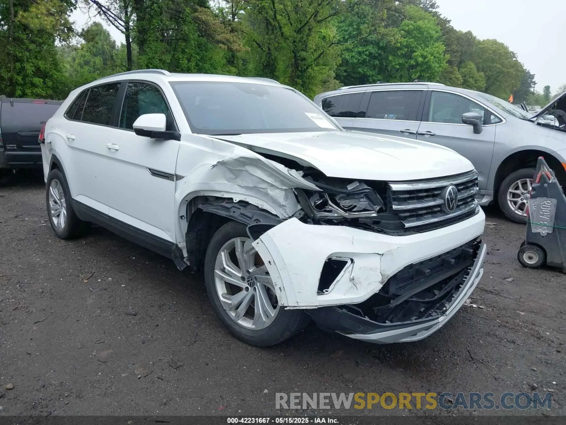1 Photograph of a damaged car 1V2ME2CA5LC208928 VOLKSWAGEN ATLAS CROSS SPORT 2020