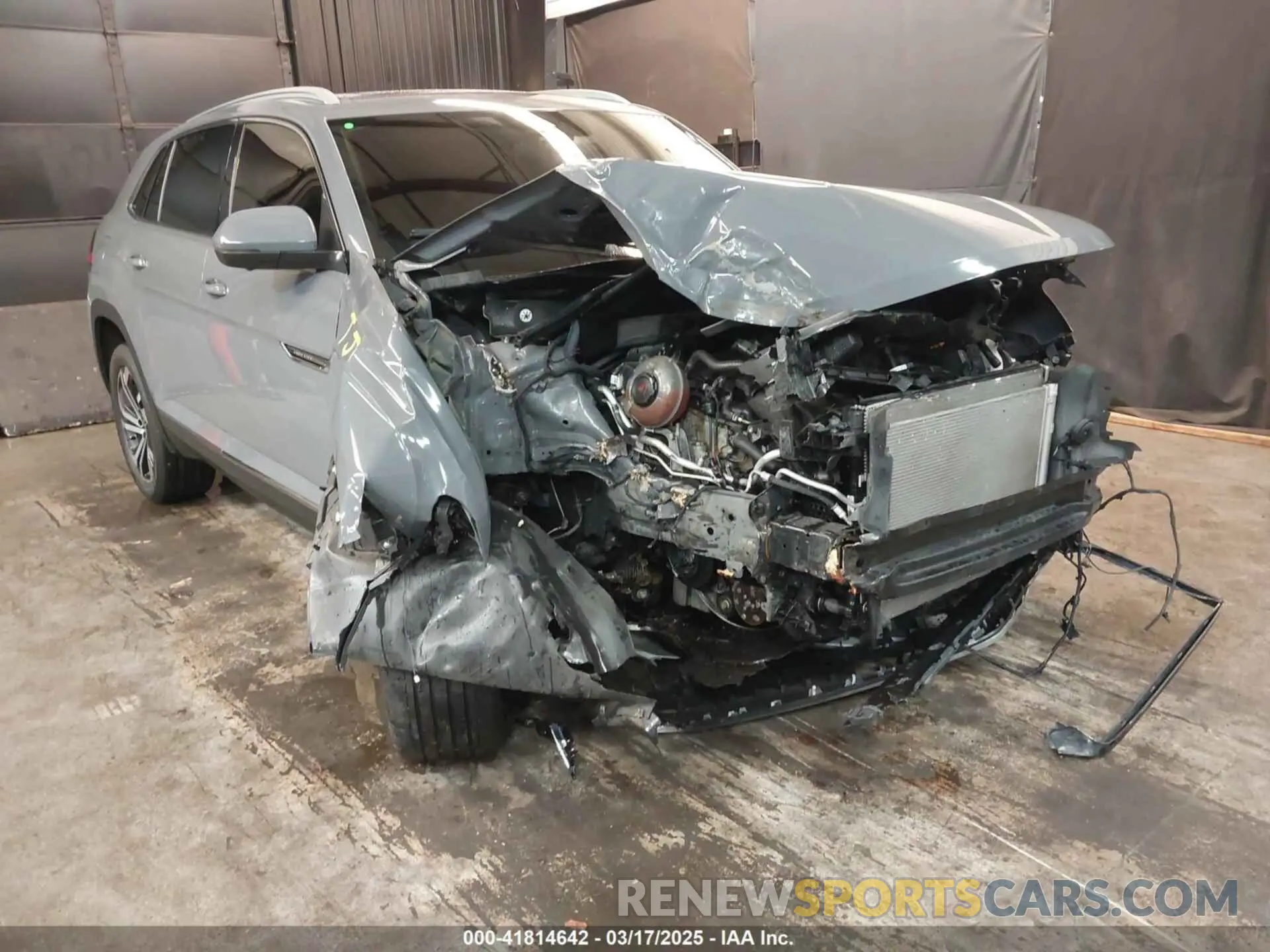 1 Photograph of a damaged car 1V2NE2CA7LC214671 VOLKSWAGEN ATLAS CROSS SPORT 2020