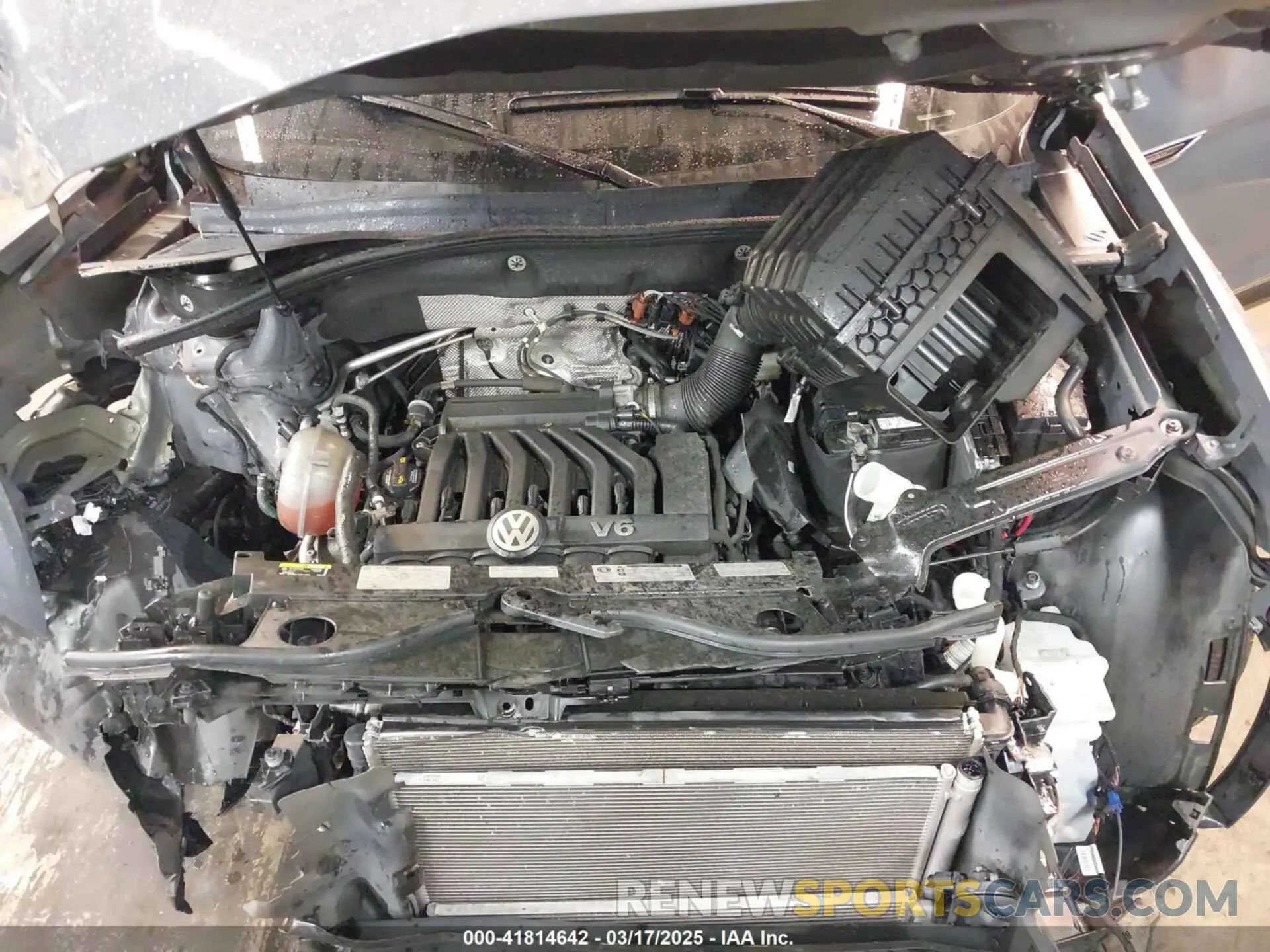 10 Photograph of a damaged car 1V2NE2CA7LC214671 VOLKSWAGEN ATLAS CROSS SPORT 2020