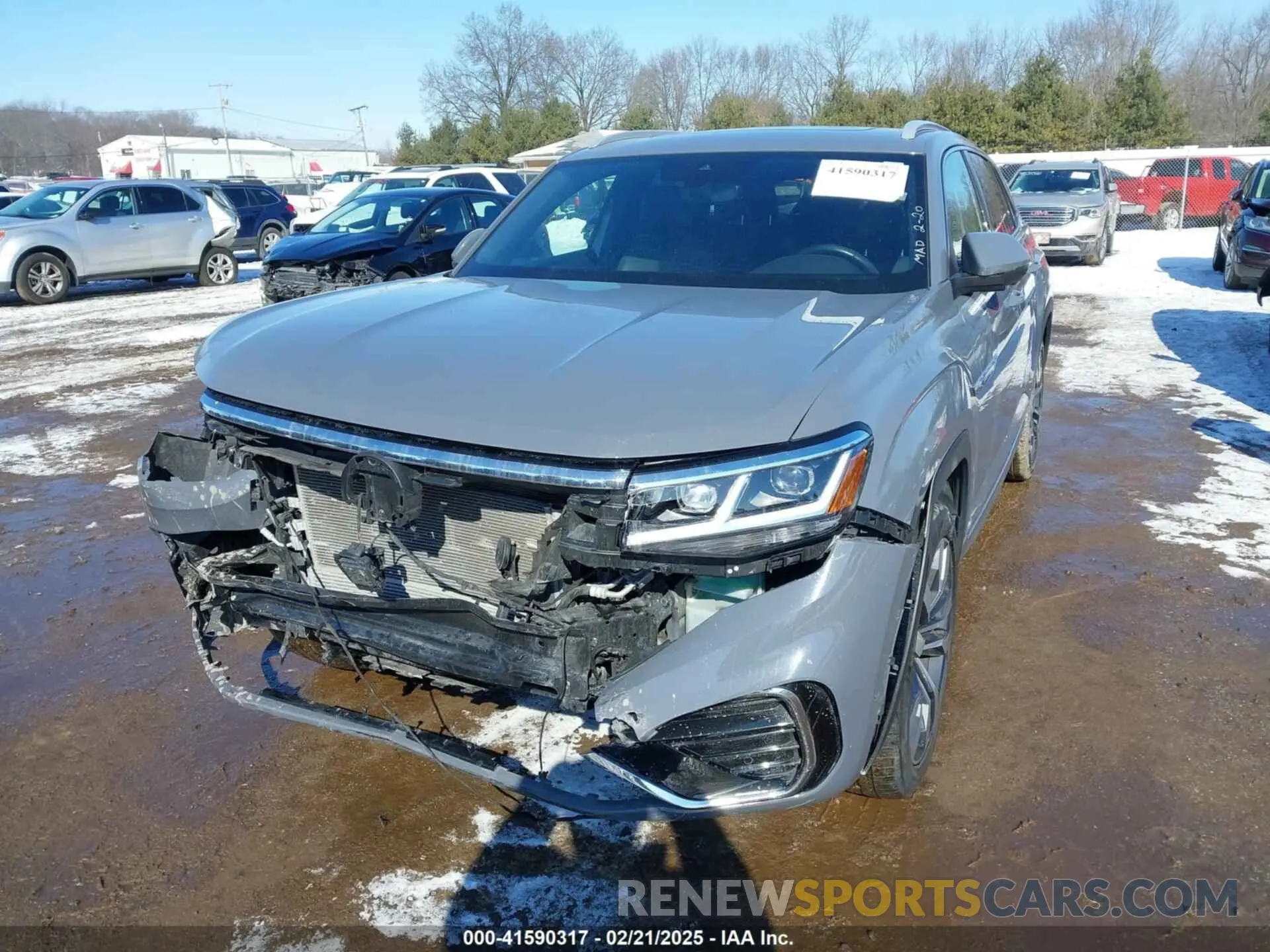 2 Photograph of a damaged car 1V2TE2CA9LC224044 VOLKSWAGEN ATLAS CROSS SPORT 2020