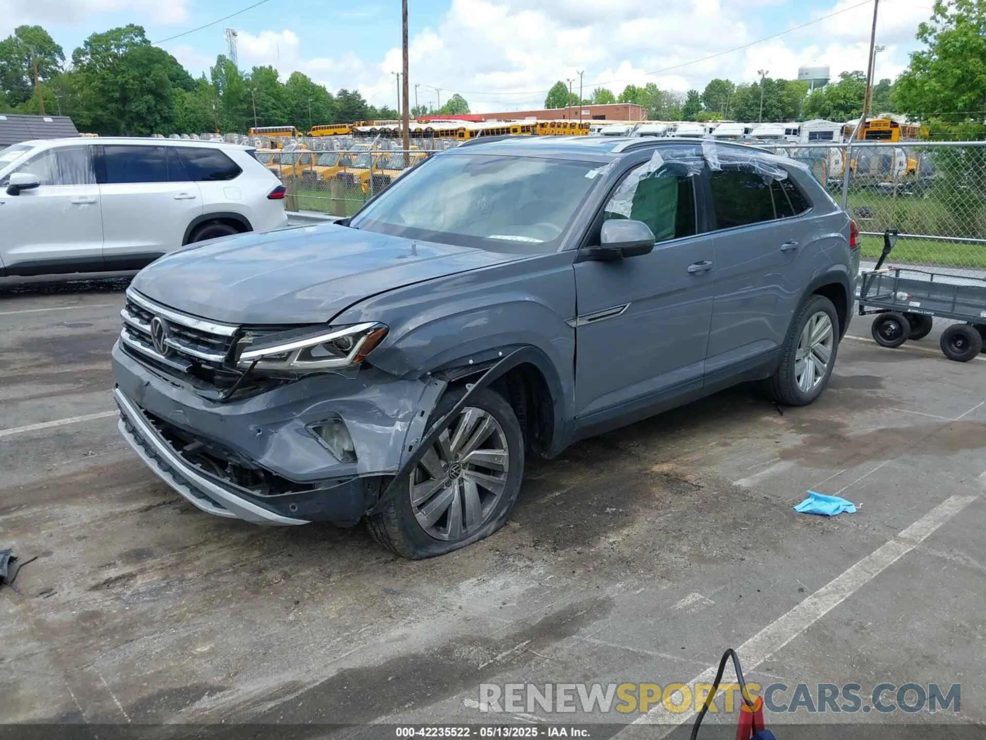 2 Photograph of a damaged car 1V2YC2CA4LC215683 VOLKSWAGEN ATLAS CROSS SPORT 2020