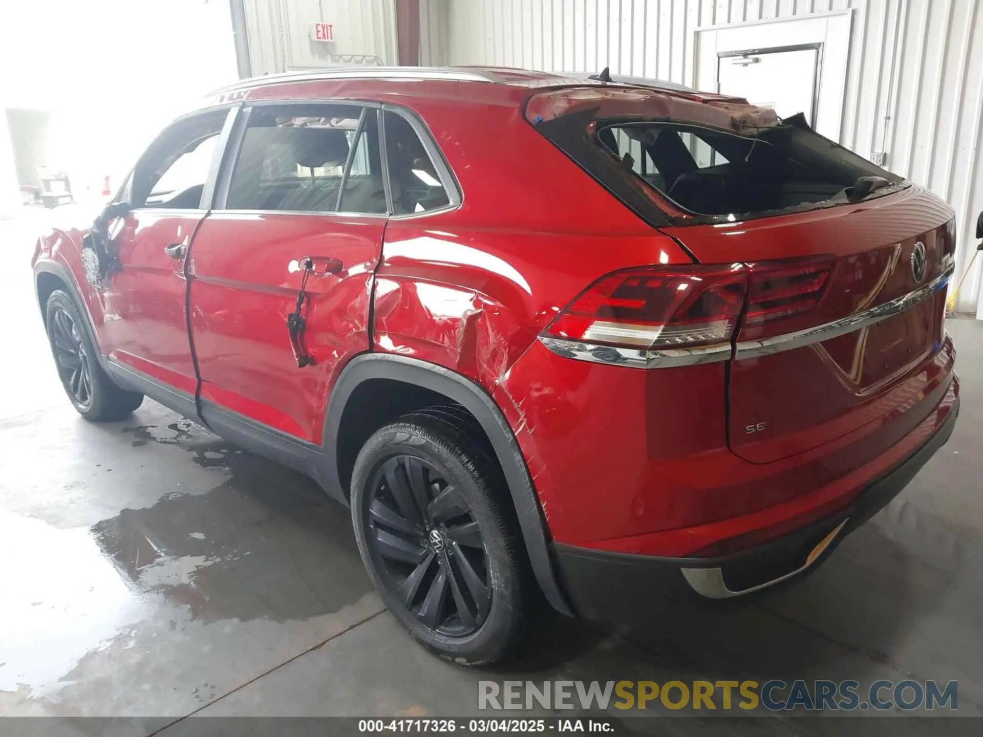 3 Photograph of a damaged car 1V2YC2CA9LC206400 VOLKSWAGEN ATLAS CROSS SPORT 2020