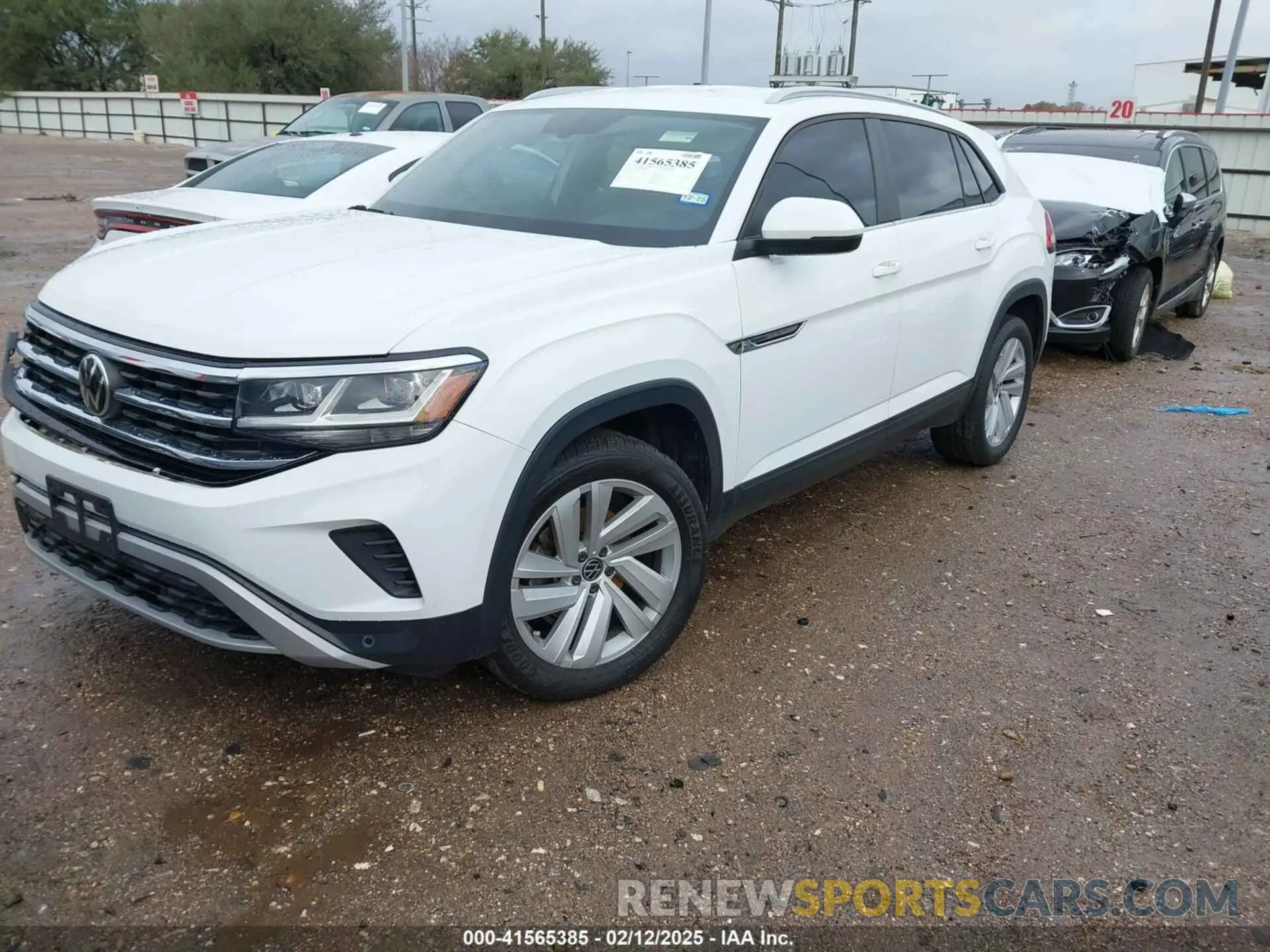 2 Photograph of a damaged car 1V2YE2CA5LC228064 VOLKSWAGEN ATLAS CROSS SPORT 2020