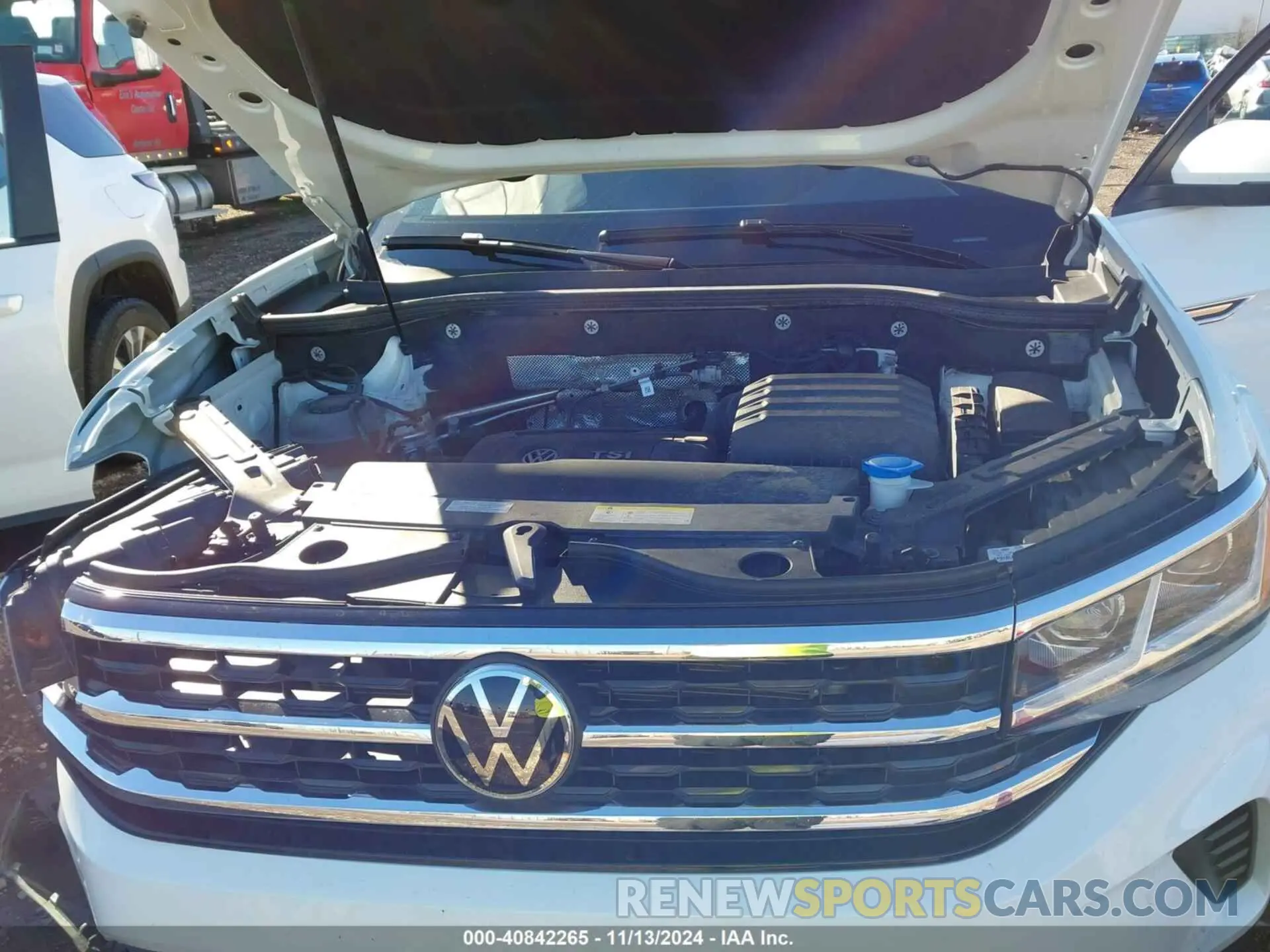 10 Photograph of a damaged car 1V2AC2CA2MC234168 VOLKSWAGEN ATLAS CROSS SPORT 2021
