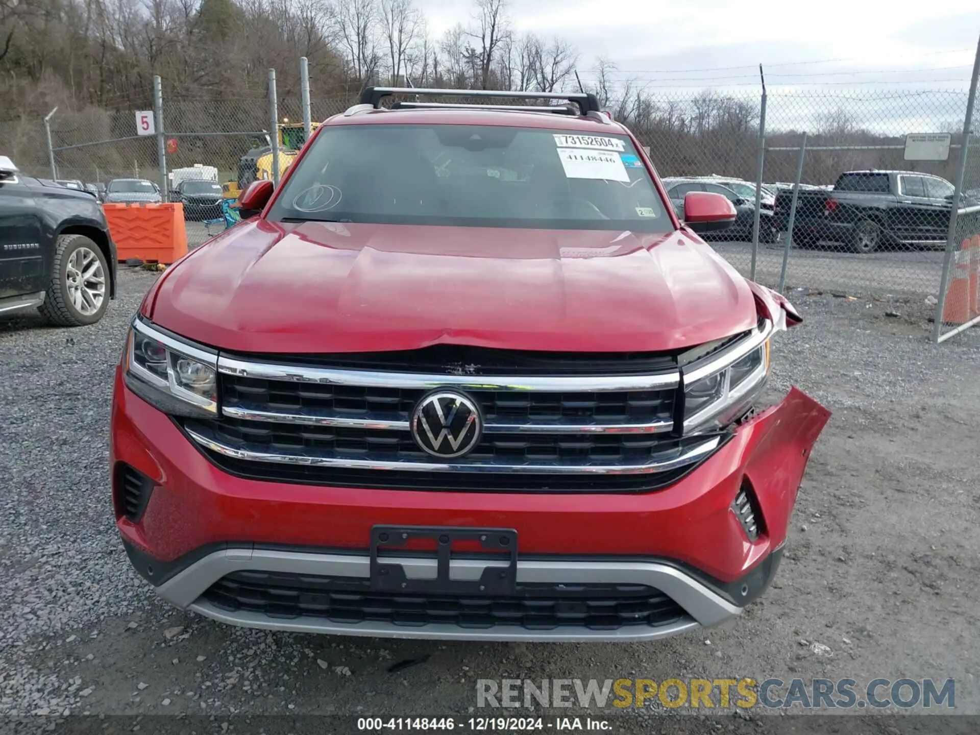12 Photograph of a damaged car 1V2BE2CA7MC209782 VOLKSWAGEN ATLAS CROSS SPORT 2021