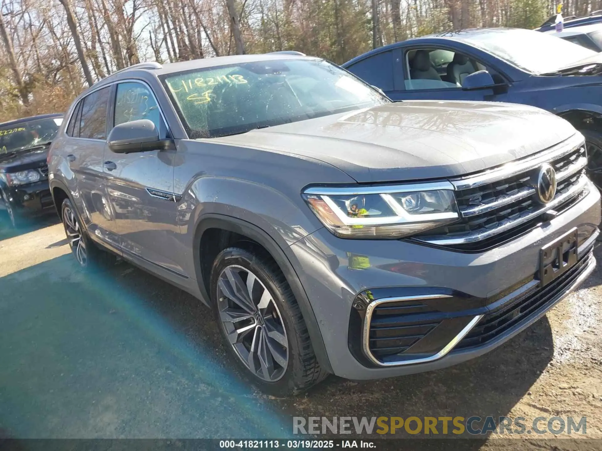 1 Photograph of a damaged car 1V2FE2CA7MC215521 VOLKSWAGEN ATLAS CROSS SPORT 2021