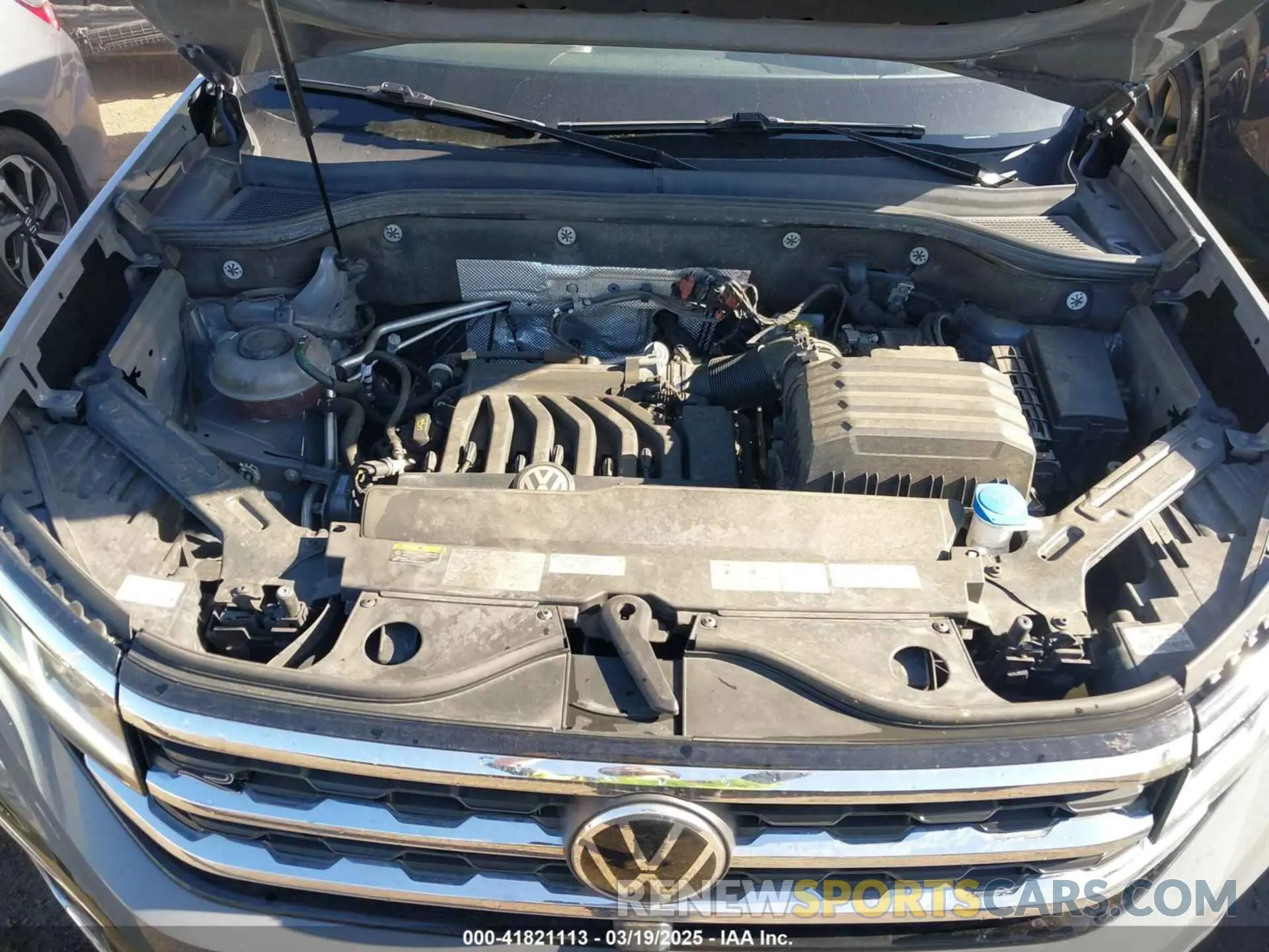 10 Photograph of a damaged car 1V2FE2CA7MC215521 VOLKSWAGEN ATLAS CROSS SPORT 2021