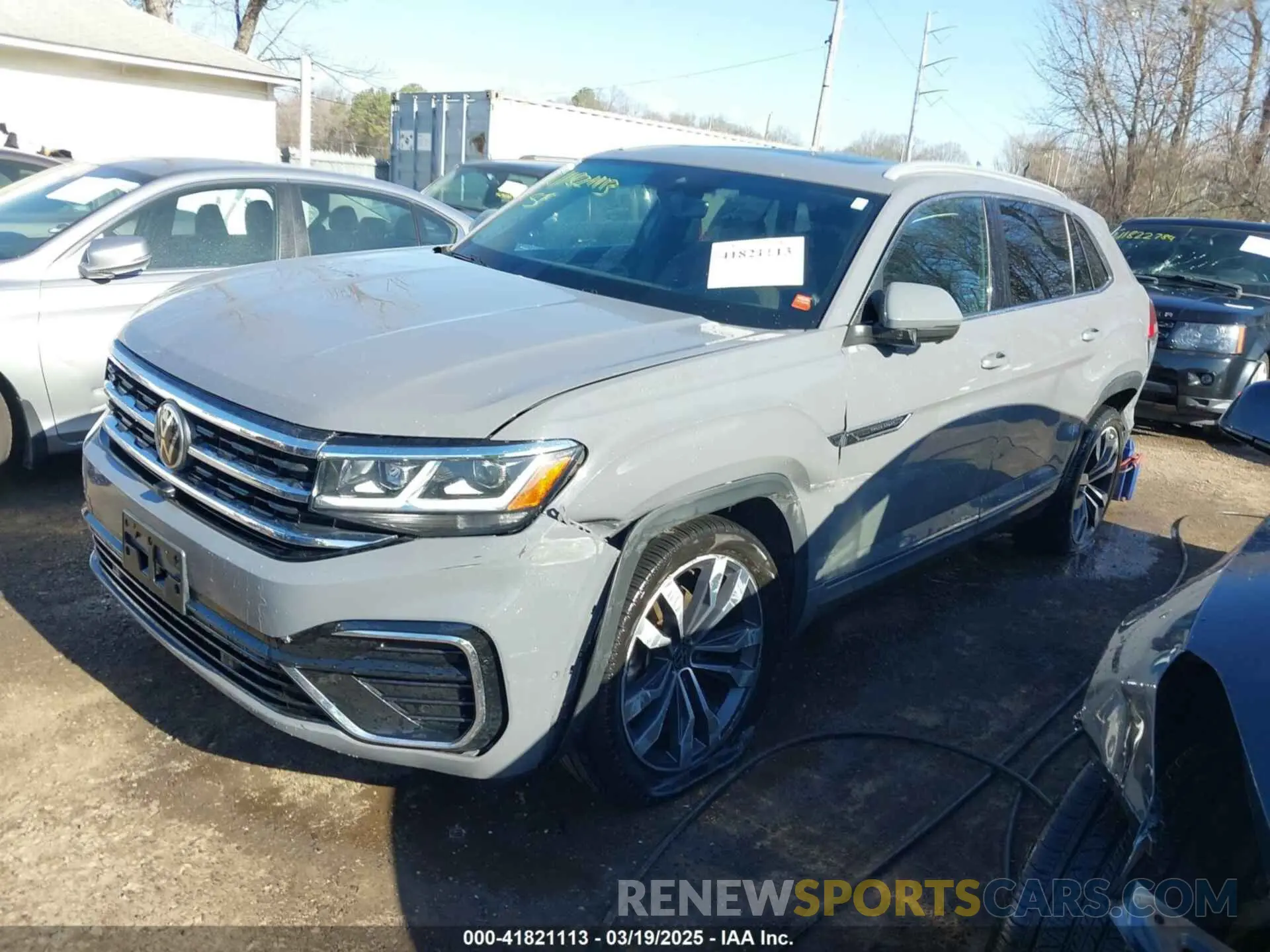 2 Photograph of a damaged car 1V2FE2CA7MC215521 VOLKSWAGEN ATLAS CROSS SPORT 2021