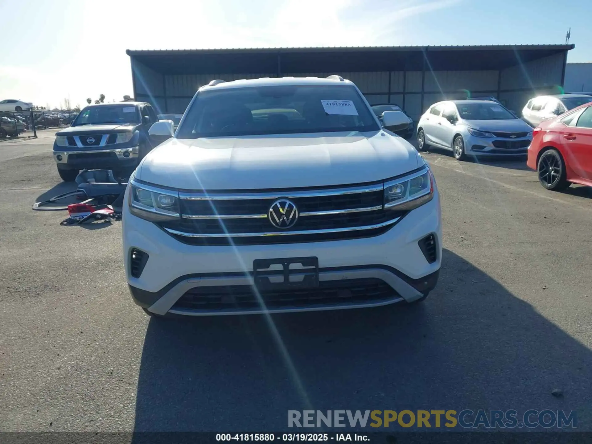 13 Photograph of a damaged car 1V2GC2CA1MC228064 VOLKSWAGEN ATLAS CROSS SPORT 2021