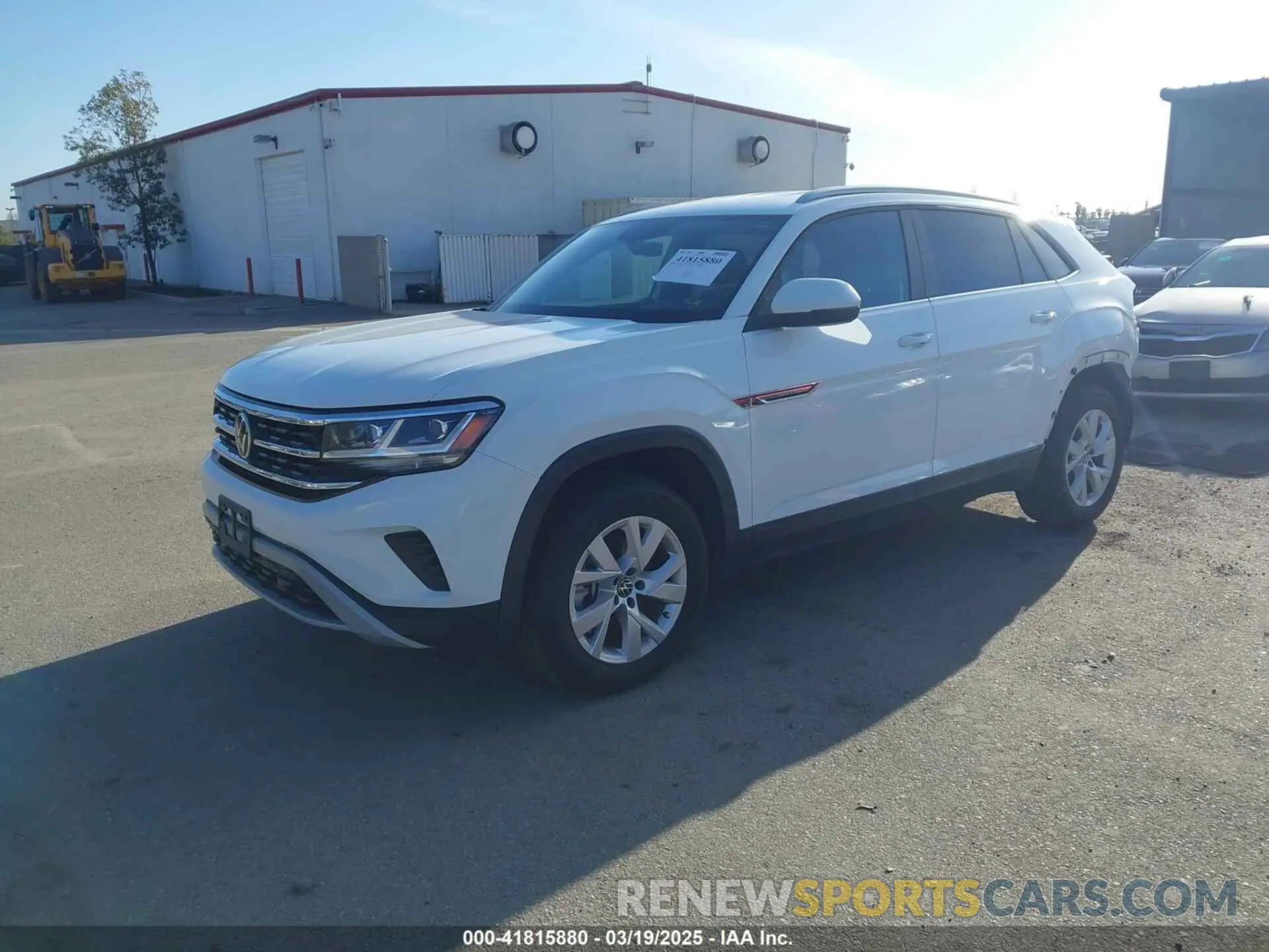 2 Photograph of a damaged car 1V2GC2CA1MC228064 VOLKSWAGEN ATLAS CROSS SPORT 2021