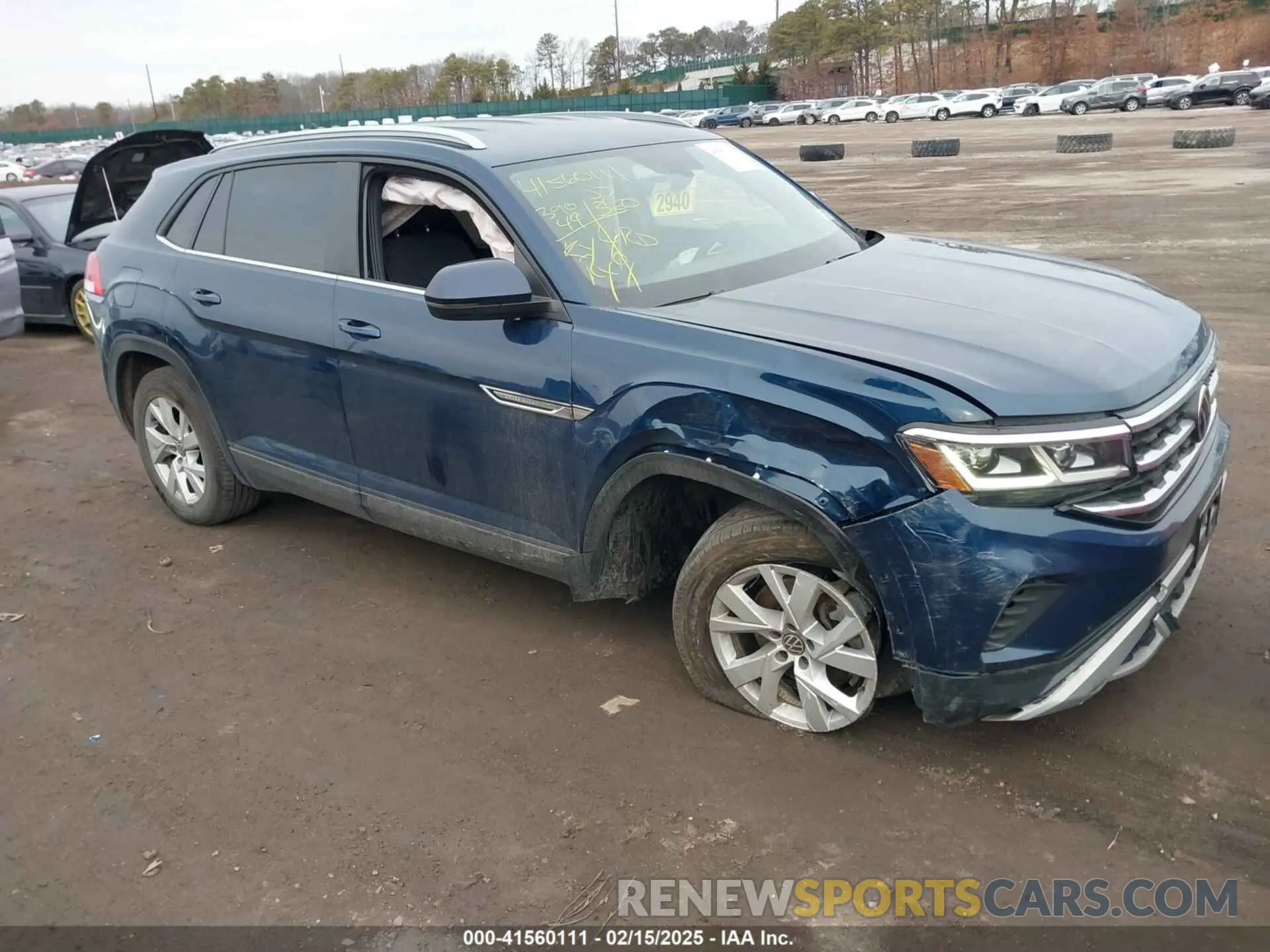 1 Photograph of a damaged car 1V2GC2CA3MC231435 VOLKSWAGEN ATLAS CROSS SPORT 2021