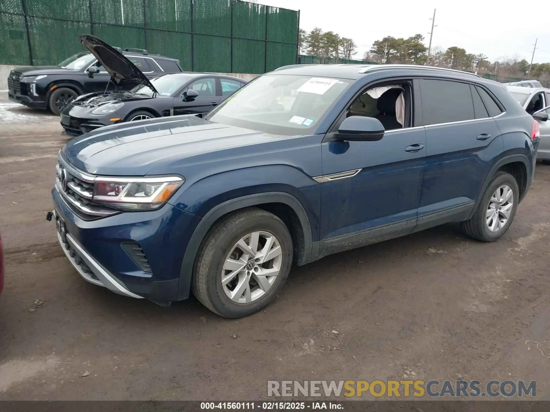 2 Photograph of a damaged car 1V2GC2CA3MC231435 VOLKSWAGEN ATLAS CROSS SPORT 2021