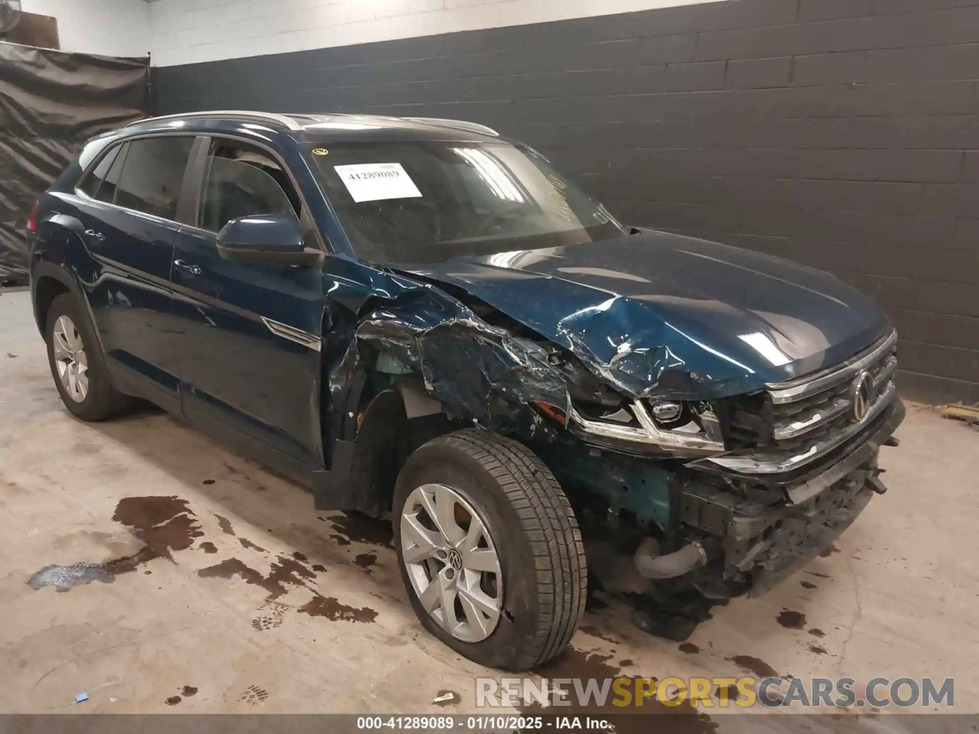 1 Photograph of a damaged car 1V2GC2CA7MC214699 VOLKSWAGEN ATLAS CROSS SPORT 2021