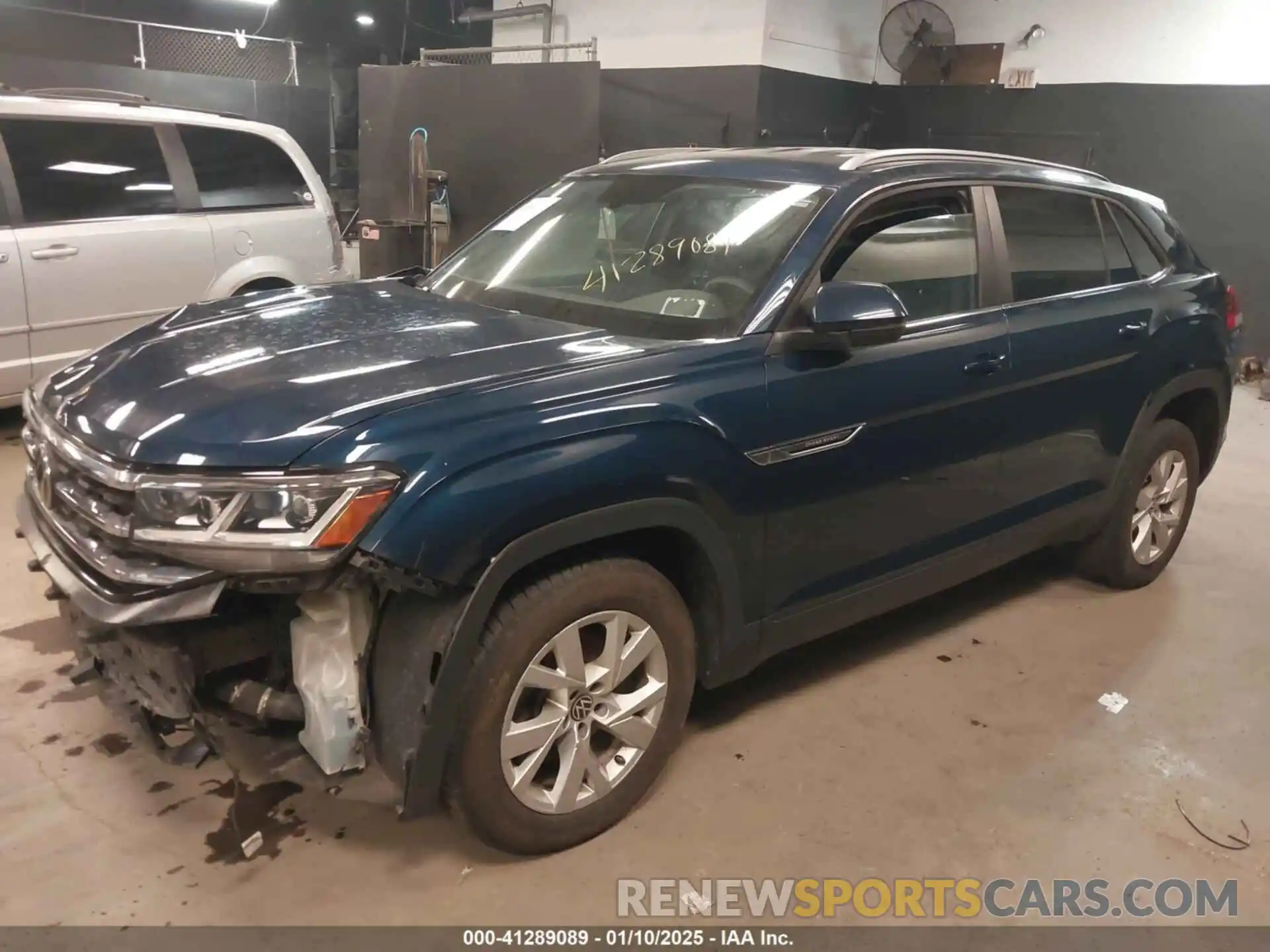 2 Photograph of a damaged car 1V2GC2CA7MC214699 VOLKSWAGEN ATLAS CROSS SPORT 2021