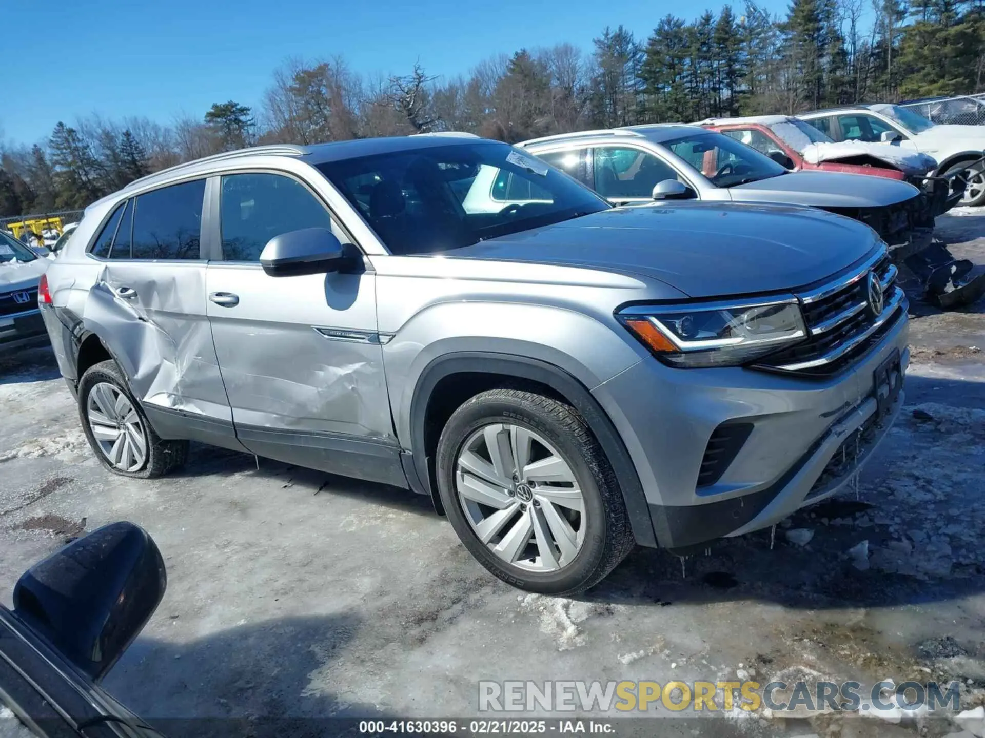 13 Photograph of a damaged car 1V2KE2CA4MC228516 VOLKSWAGEN ATLAS CROSS SPORT 2021