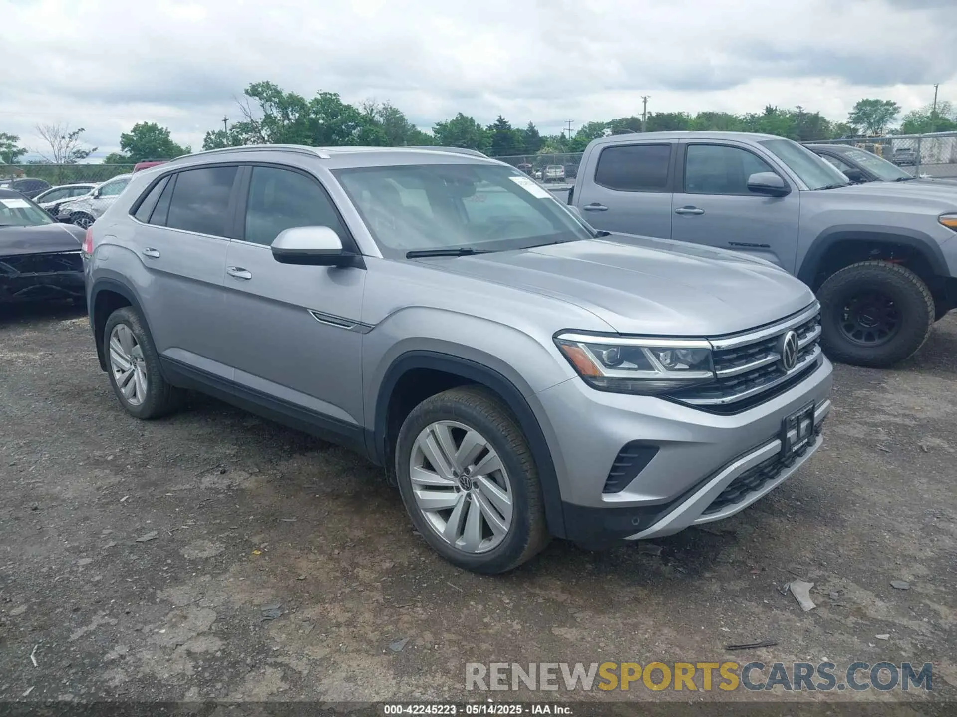 1 Photograph of a damaged car 1V2KE2CA8MC205241 VOLKSWAGEN ATLAS CROSS SPORT 2021