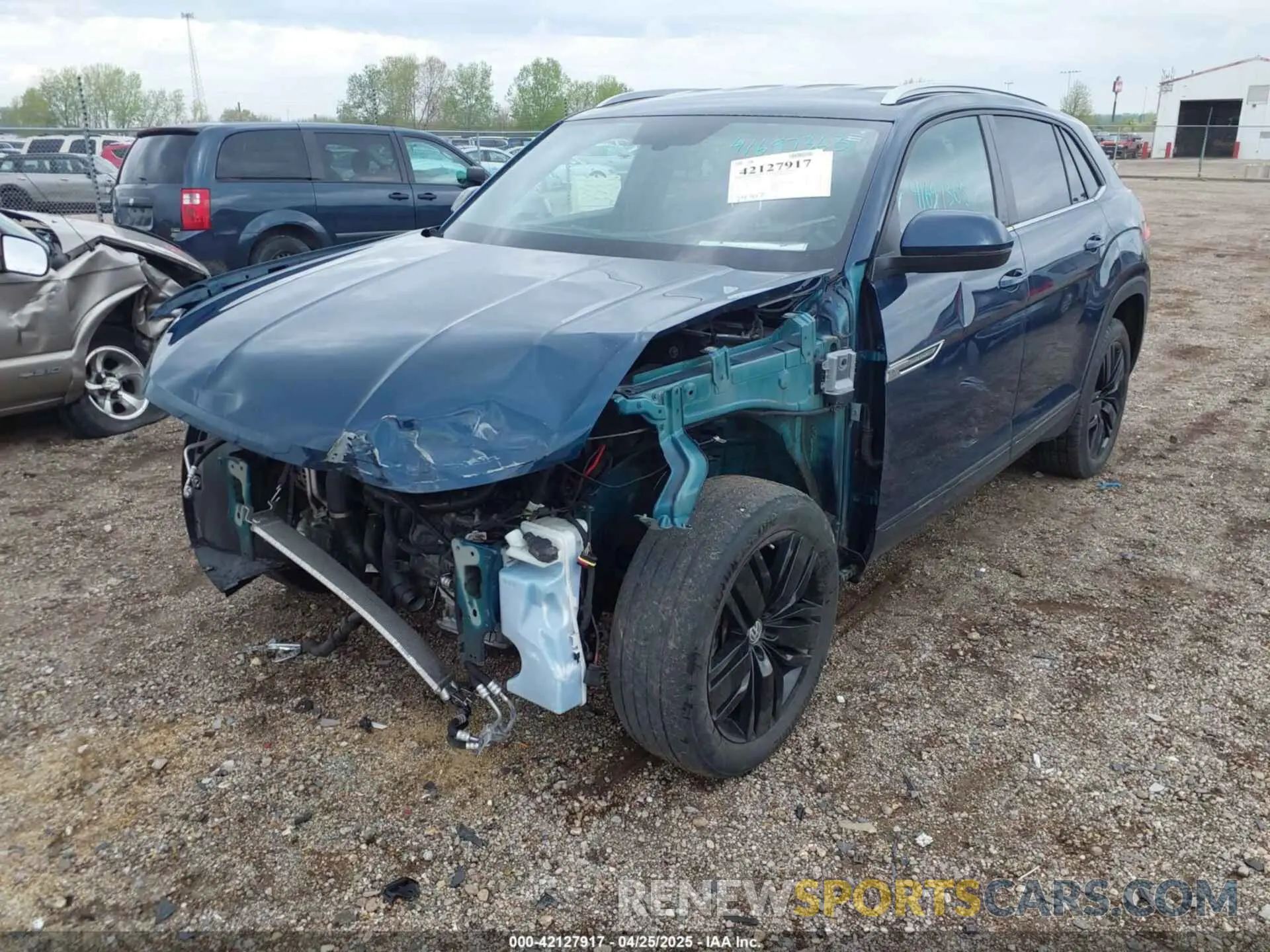 2 Photograph of a damaged car 1V2LC2CA2MC228525 VOLKSWAGEN ATLAS CROSS SPORT 2021