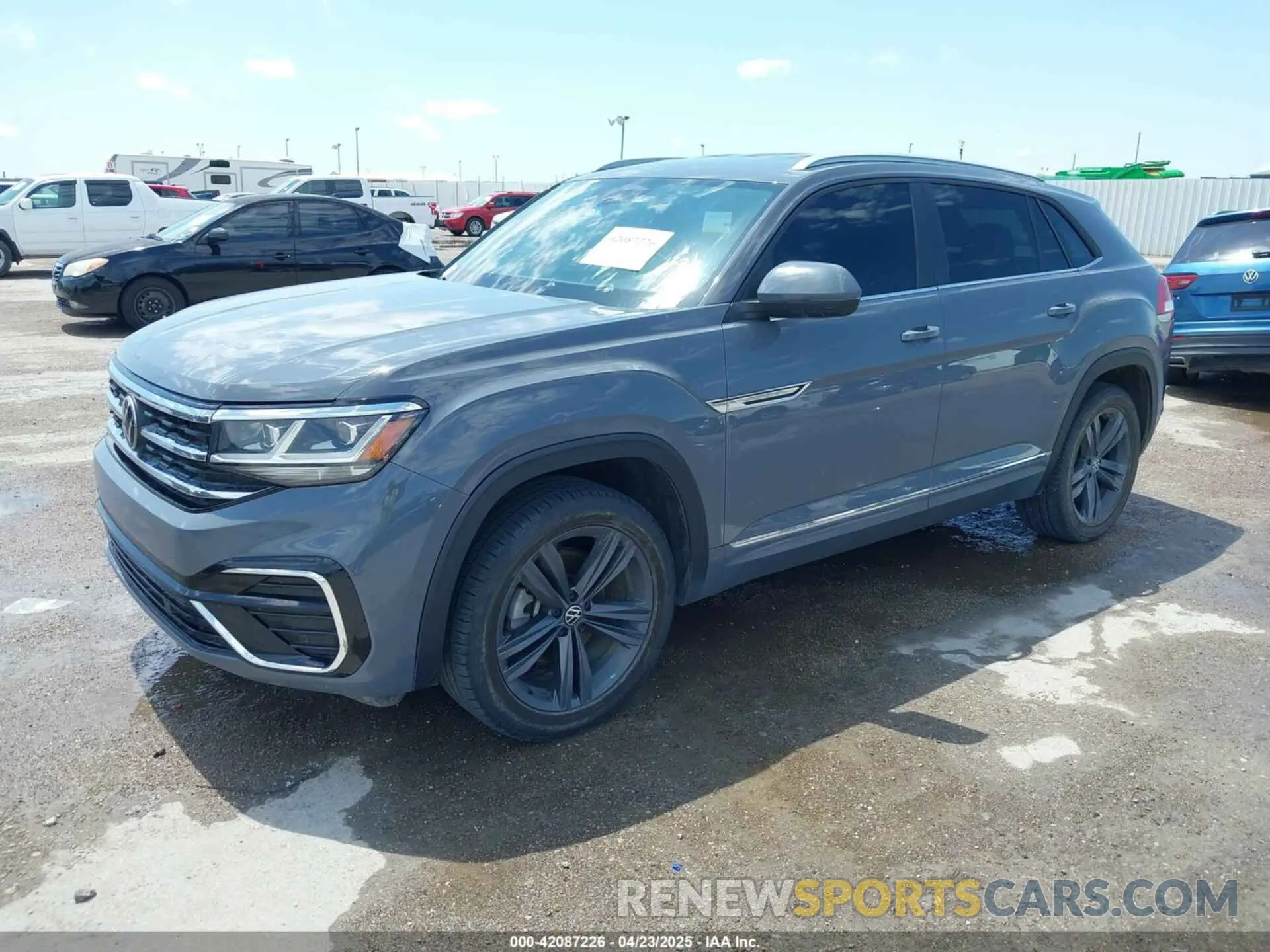 2 Photograph of a damaged car 1V2ME2CA4MC206041 VOLKSWAGEN ATLAS CROSS SPORT 2021