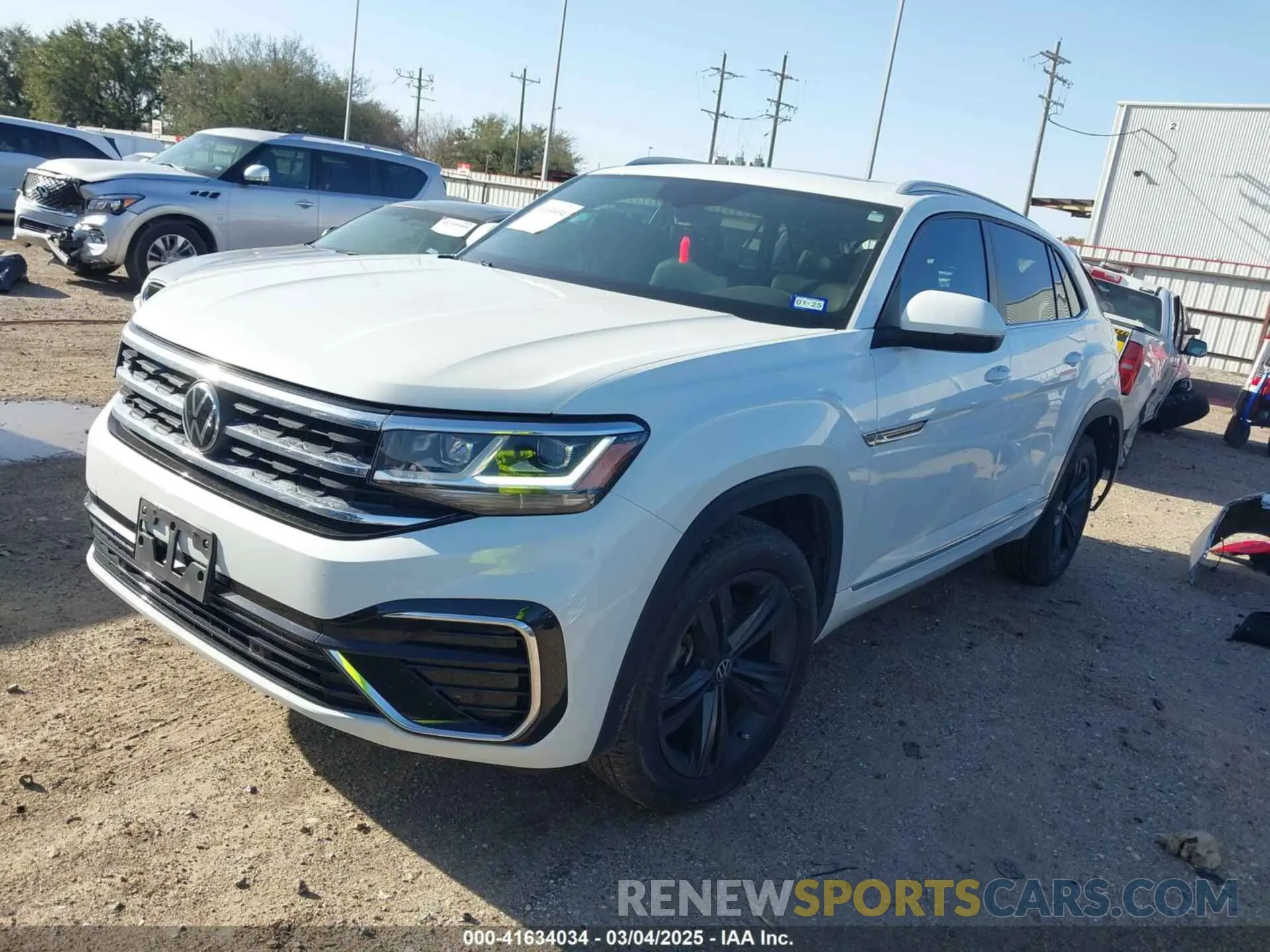 2 Photograph of a damaged car 1V2PE2CA4MC203850 VOLKSWAGEN ATLAS CROSS SPORT 2021