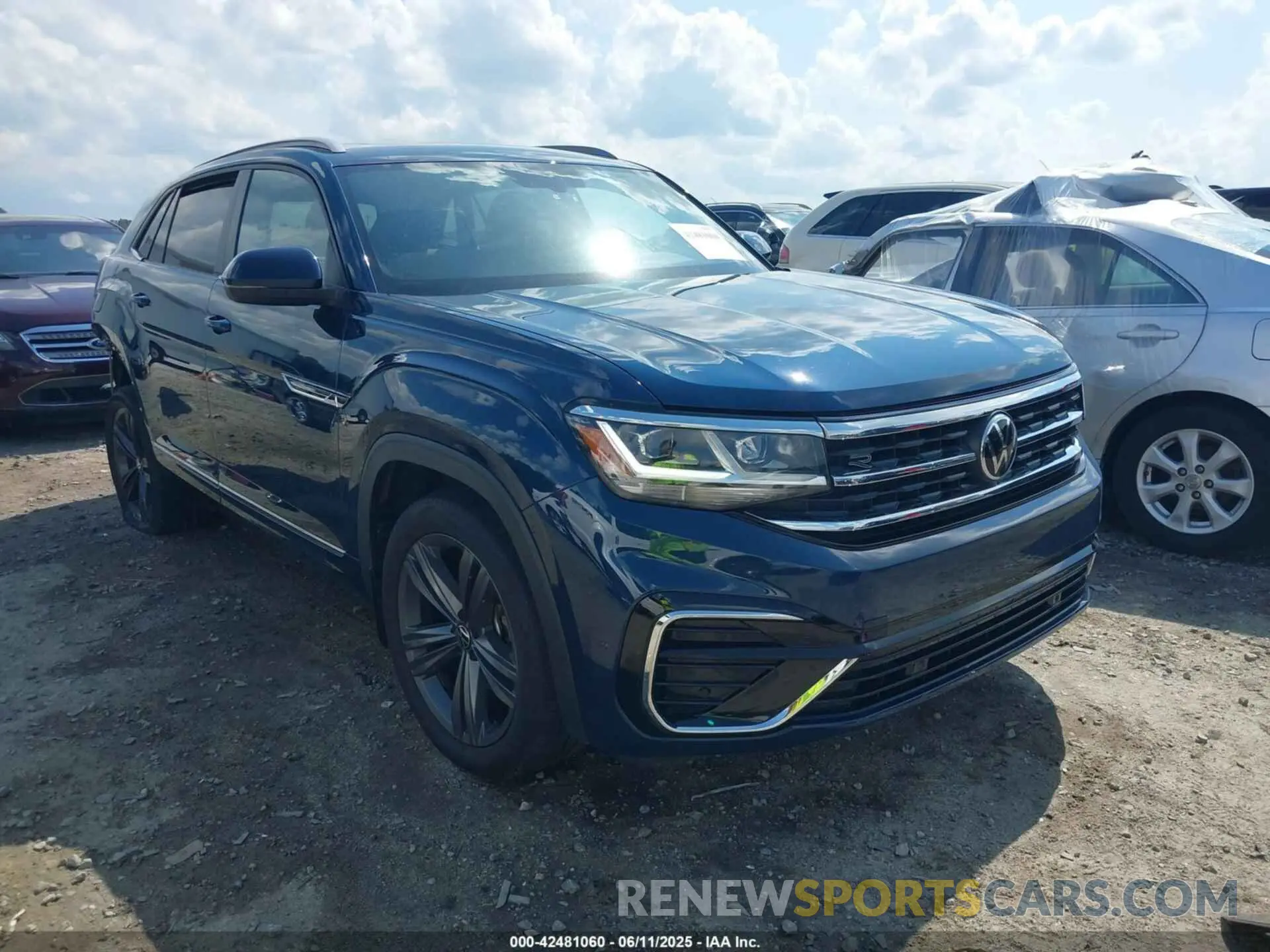 1 Photograph of a damaged car 1V2RE2CA2MC224480 VOLKSWAGEN ATLAS CROSS SPORT 2021