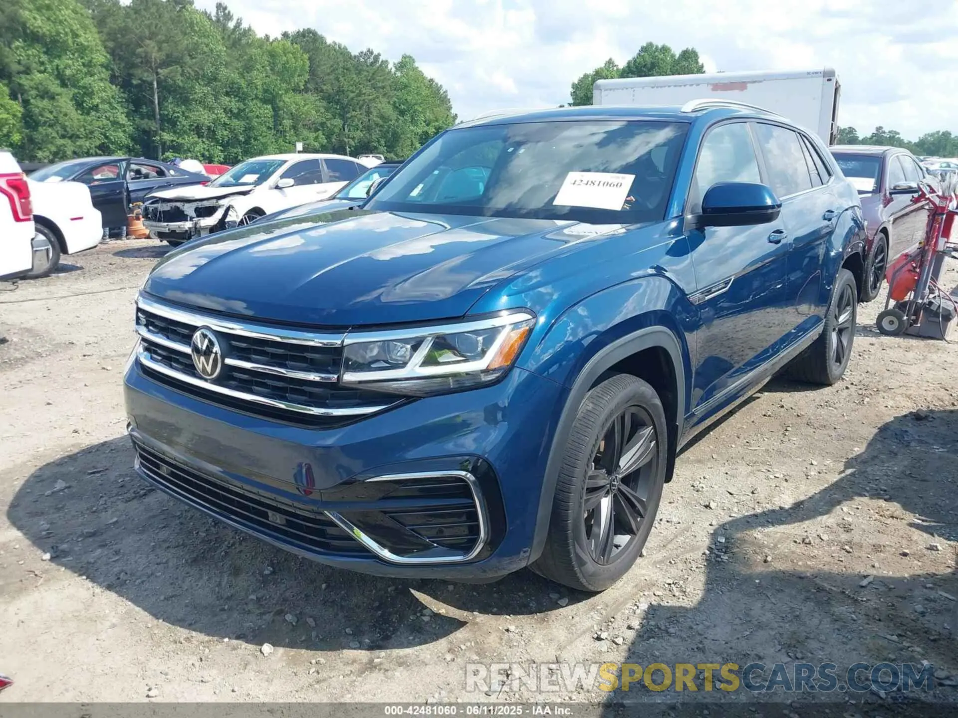 2 Photograph of a damaged car 1V2RE2CA2MC224480 VOLKSWAGEN ATLAS CROSS SPORT 2021