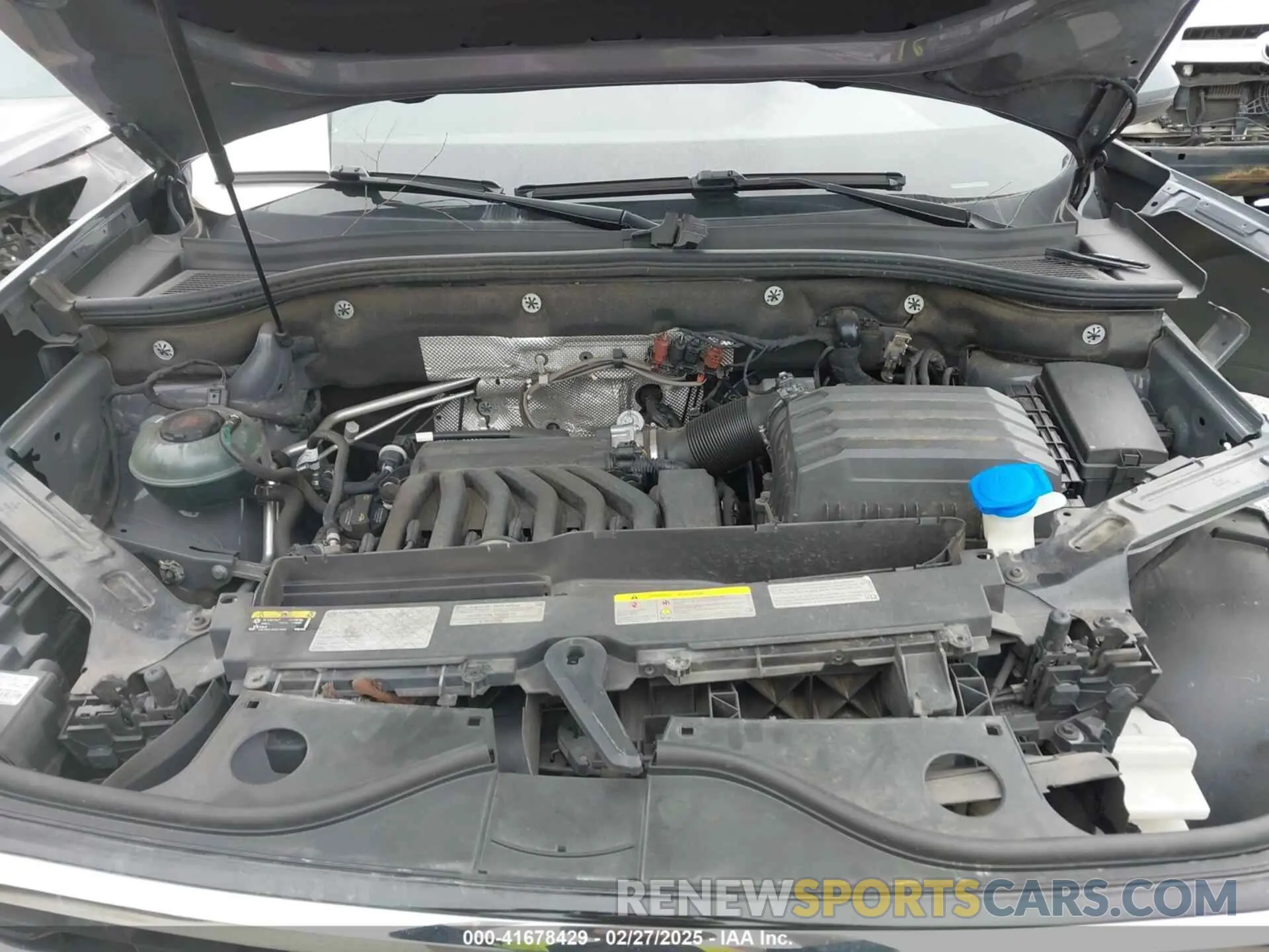 10 Photograph of a damaged car 1V2TE2CA7MC207972 VOLKSWAGEN ATLAS CROSS SPORT 2021