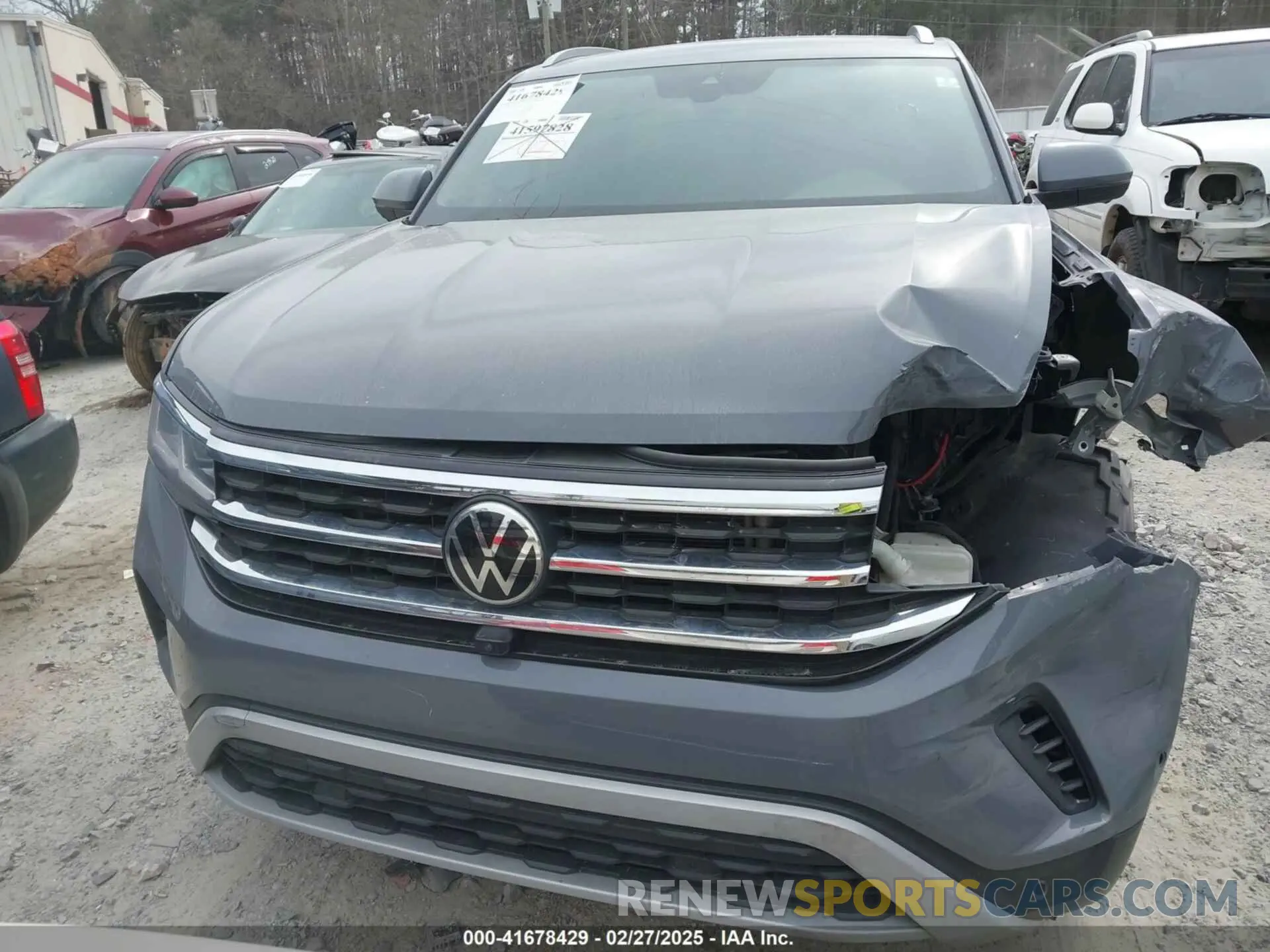 12 Photograph of a damaged car 1V2TE2CA7MC207972 VOLKSWAGEN ATLAS CROSS SPORT 2021