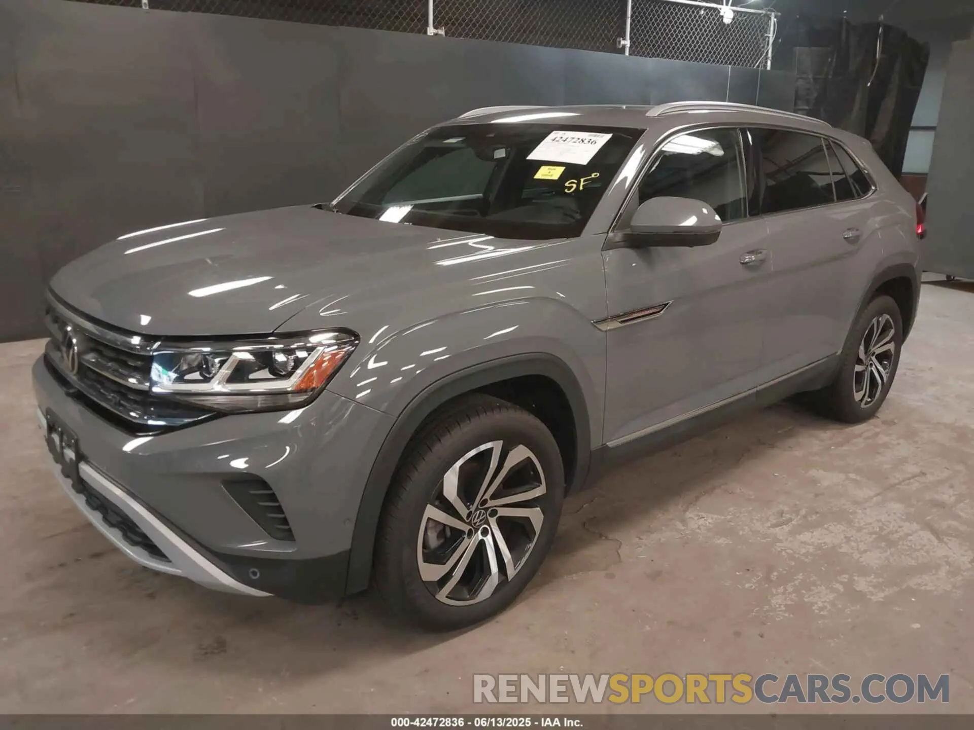 2 Photograph of a damaged car 1V2TE2CA9MC220450 VOLKSWAGEN ATLAS CROSS SPORT 2021