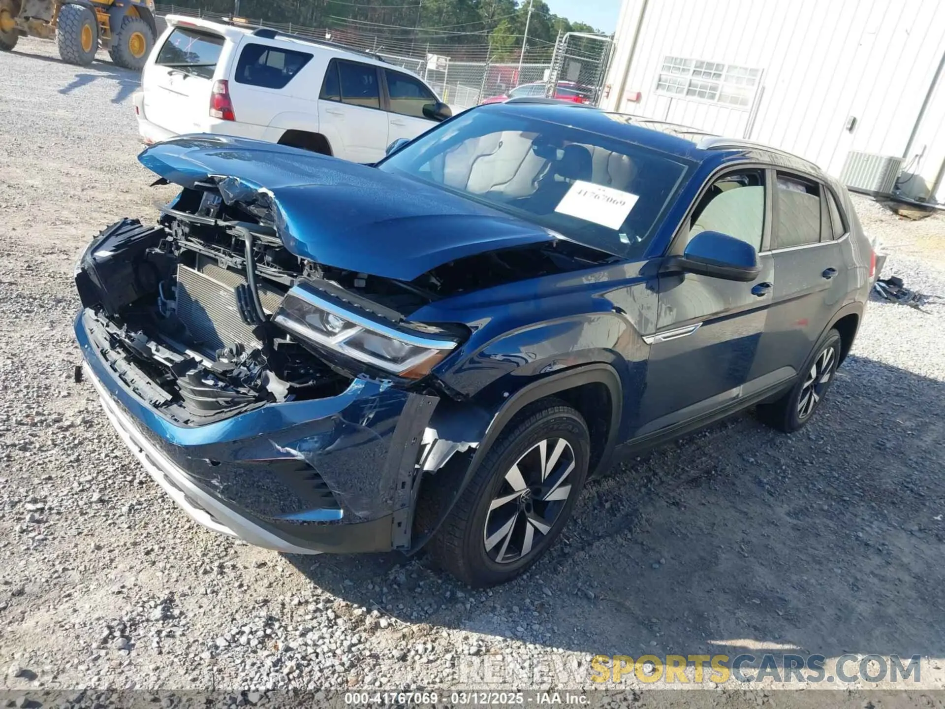 2 Photograph of a damaged car 1V2DC2CA5NC222241 VOLKSWAGEN ATLAS CROSS SPORT 2022