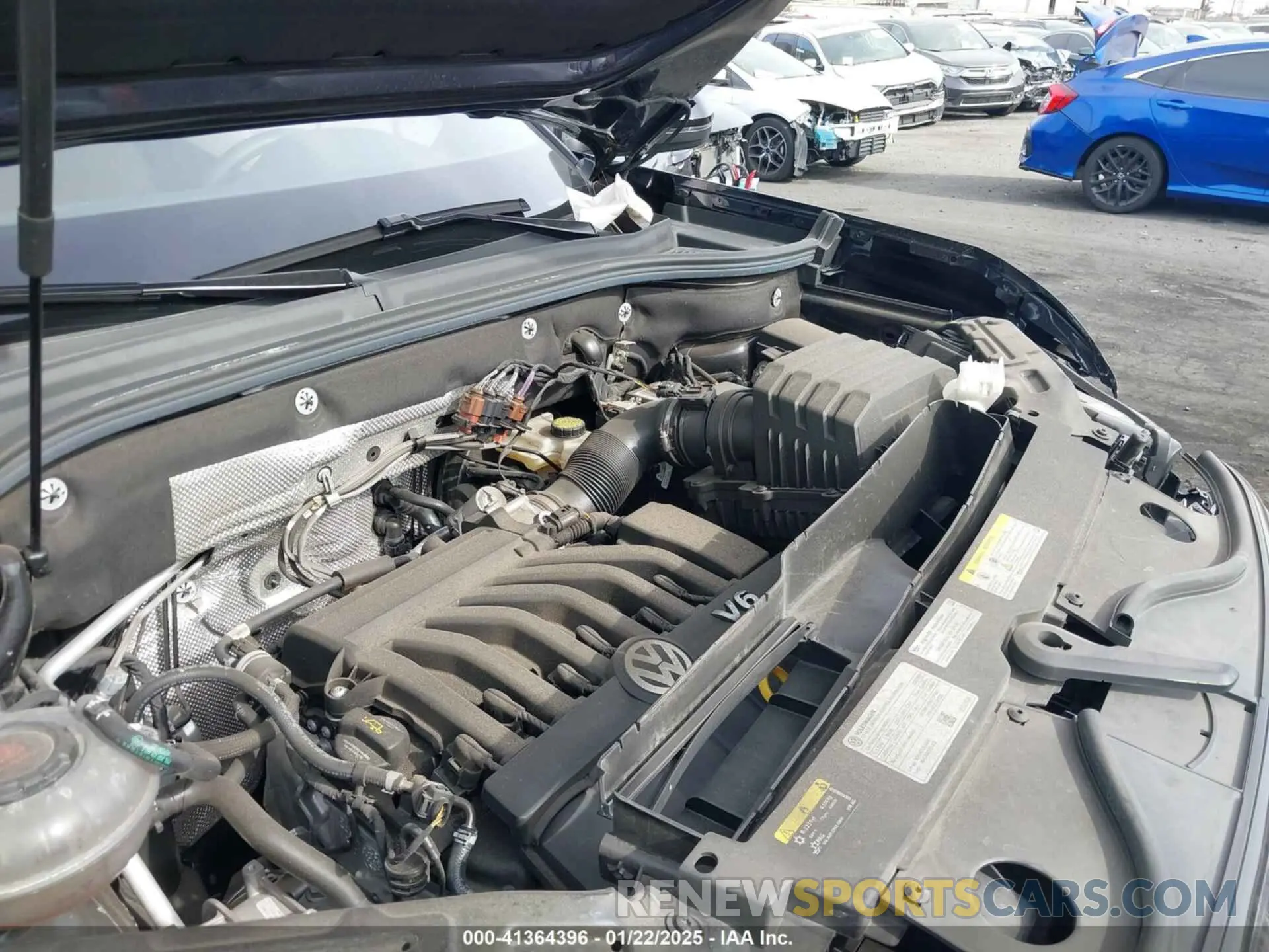 10 Photograph of a damaged car 1V2JE2CAXNC229523 VOLKSWAGEN ATLAS CROSS SPORT 2022